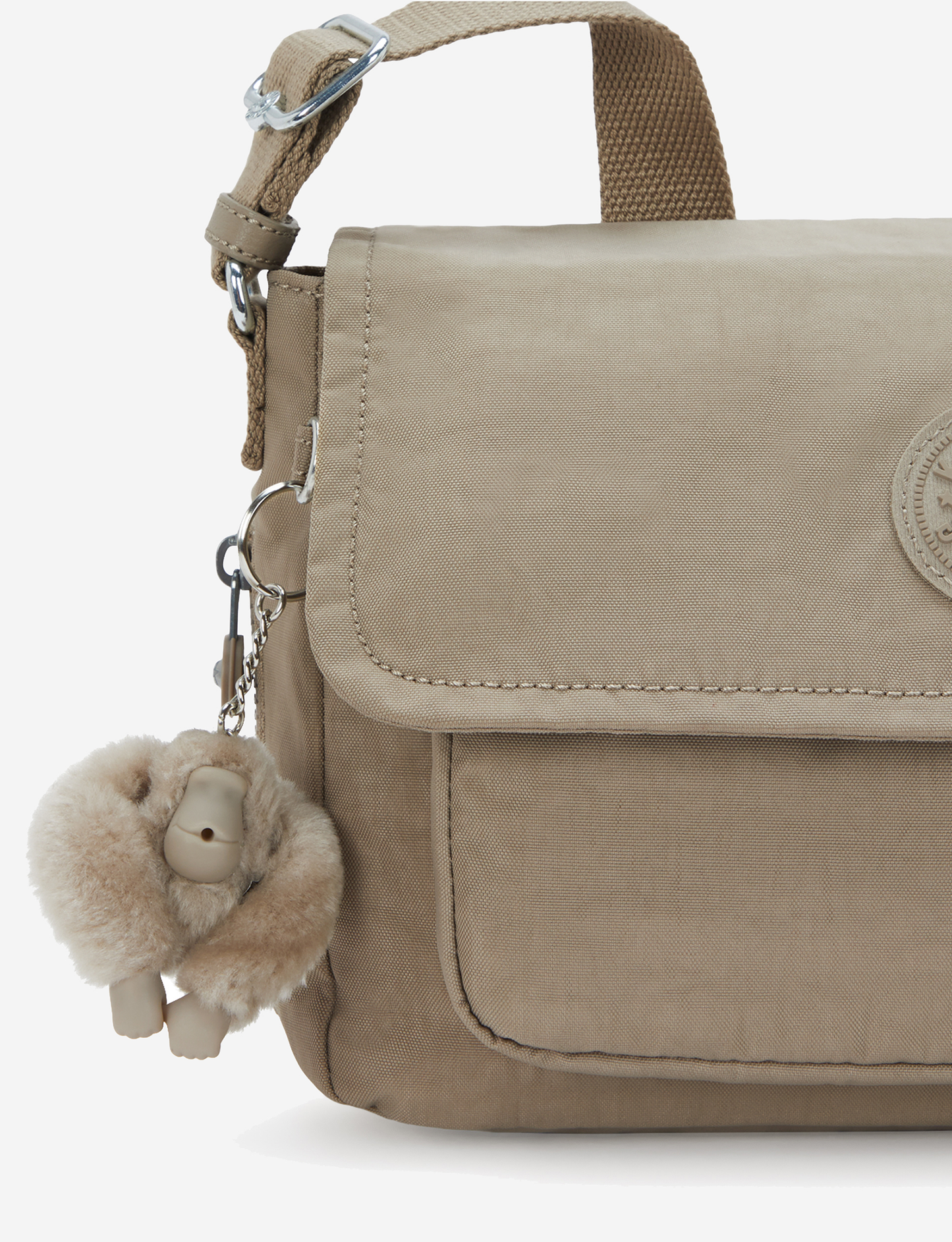 حقيبة كروس متوسطة KIPLING Dalma Soft Taupe (مع سحاب قابل للتوسيع) I8123-4PW
