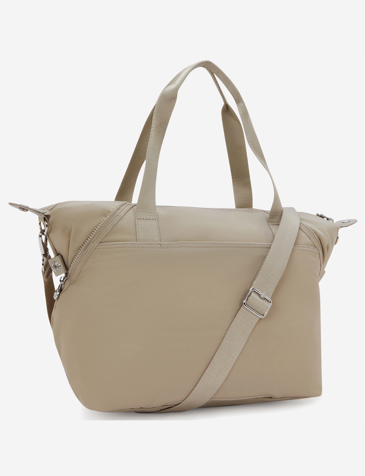 حقيبة كتف KIPLING New Art Duo Pocket Boho Tan Medium (مع حزام كتف قابل للإزالة) I8472-1HX