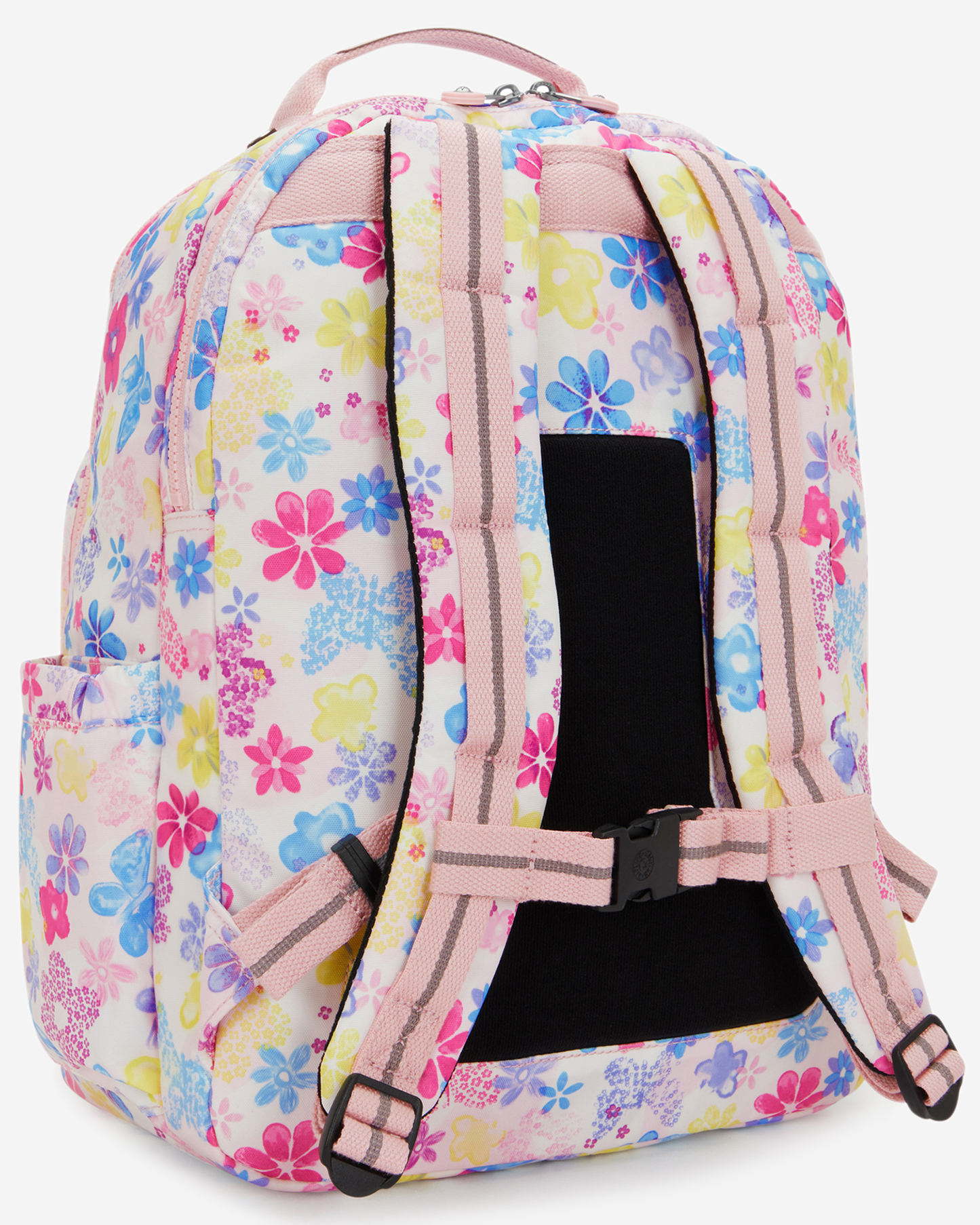 Kipling  Seoul College Extra Flower Stamp Large Backpack with Laptop Compartment I6101-8EM