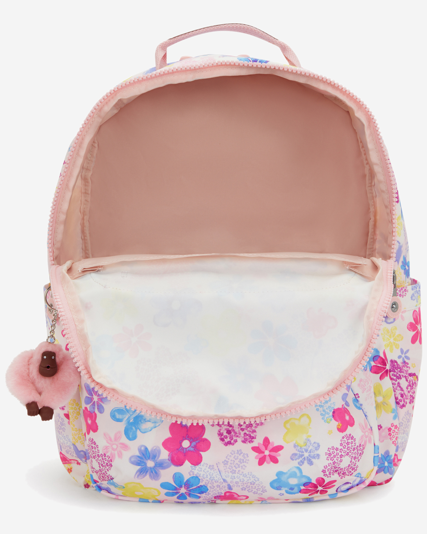 Kipling  Seoul College Extra Flower Stamp Large Backpack with Laptop Compartment I6101-8EM