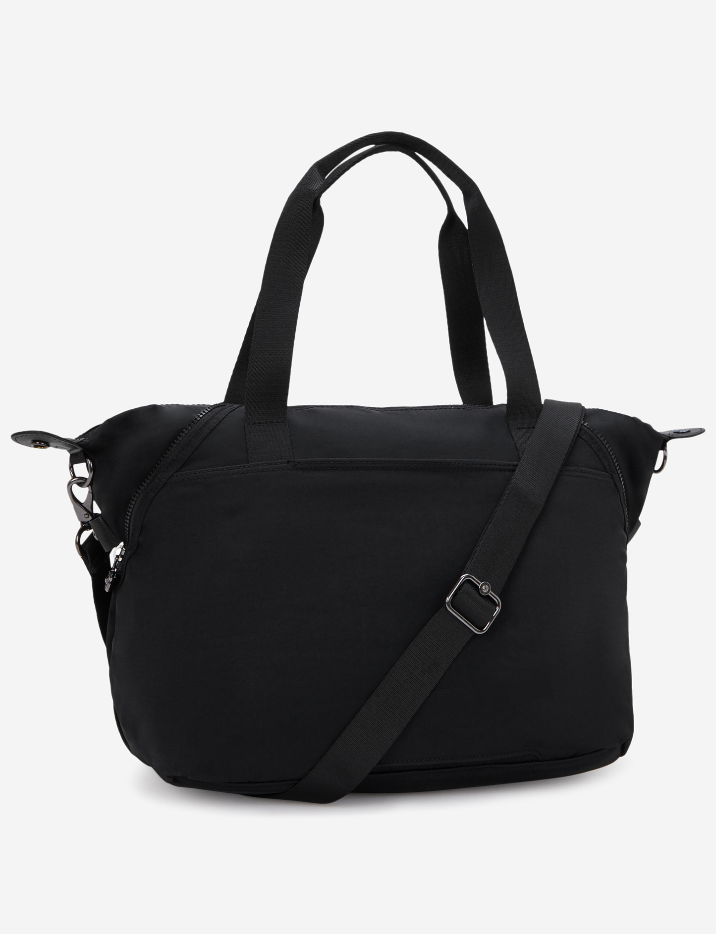حقيبة كتف KIPLING New Art Duo Pocket Infinite Black متوسطة (مع حزام كتف قابل للإزالة) I8472-2EN