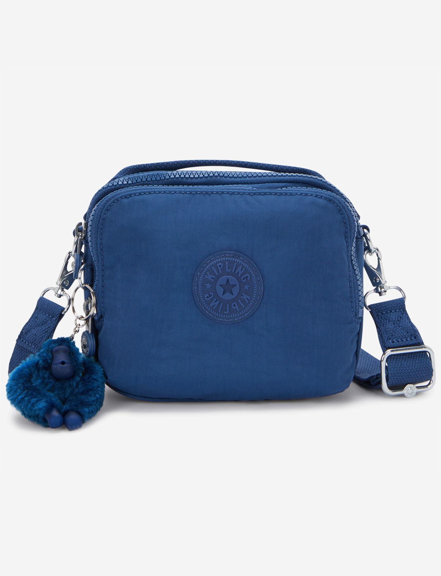 KIPLING Cahir حقيبة كروس بودي صغيرة كاجوال زرقاء (قابلة للتحويل إلى حقيبة ظهر) I8061-5PZ