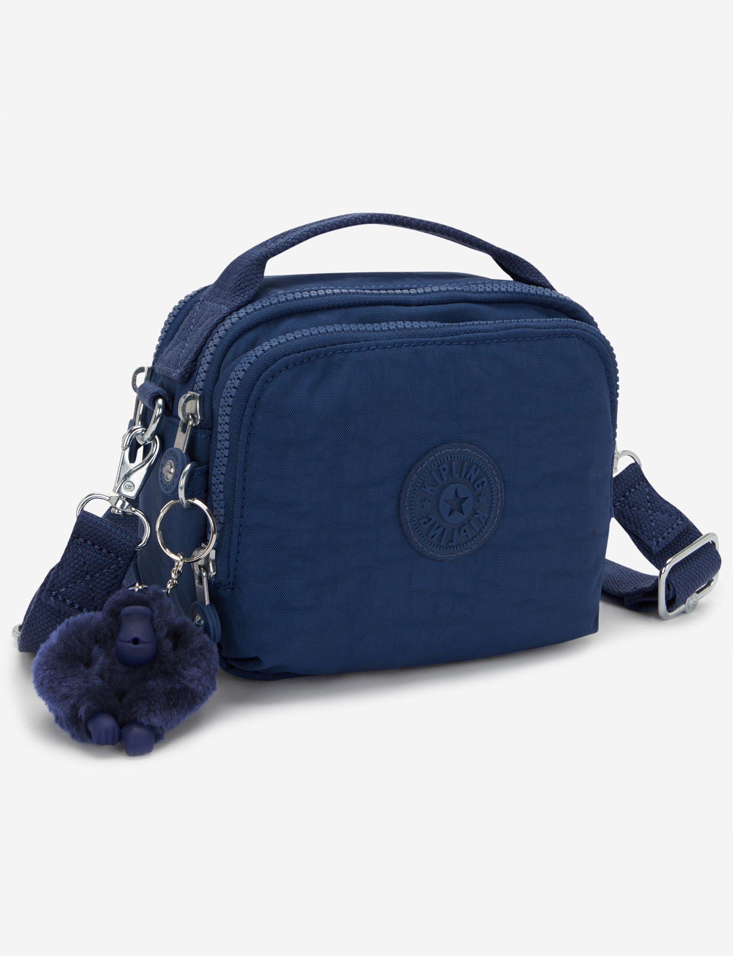 KIPLING Cahir حقيبة كروس بودي صغيرة كاجوال زرقاء (قابلة للتحويل إلى حقيبة ظهر) I8061-5PZ