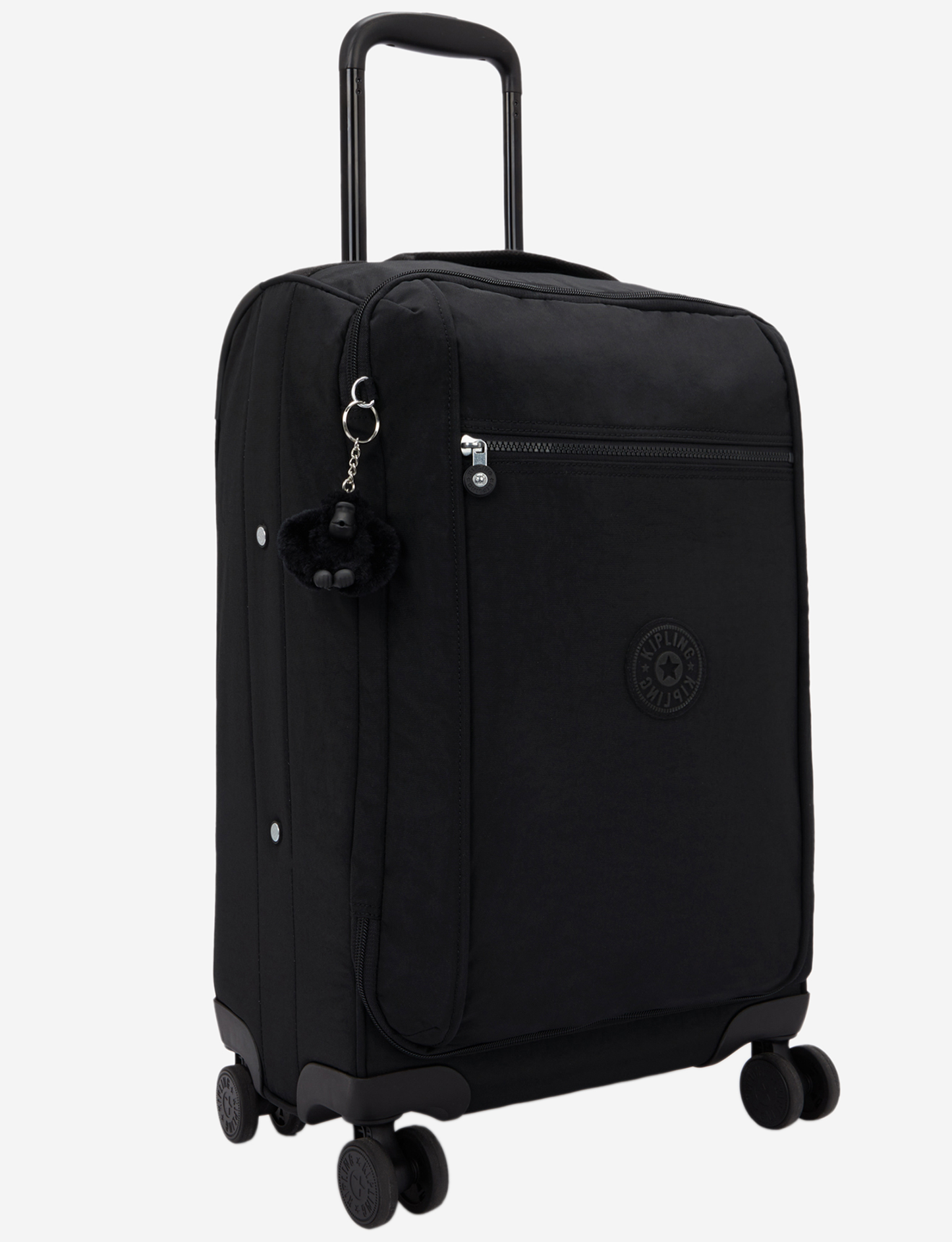 حقيبة سفر صغيرة بعجلات طراز KIPLING Jet S Black Noir I9872-P39