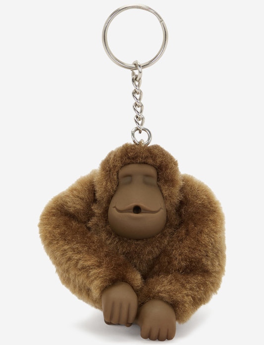 KIPLING Monkeyclip M Smooth Khaki عبوة من 10 سلاسل مفاتيح قرود متوسطة 16479-1NA