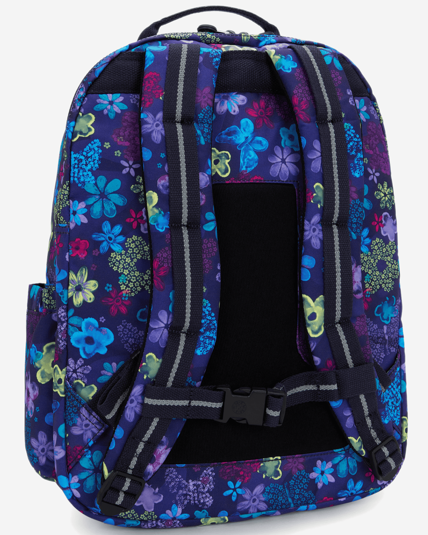 Kipling  Seoul College Extra Dark Flwr Stamp Large Backpack with Laptop Compartment I6101-4FM