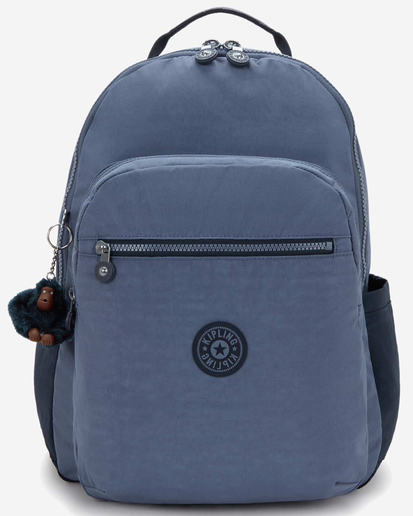 Kipling  Seoul College Extra Game Grey Large Backpack with Laptop Compartment I6350-7FK