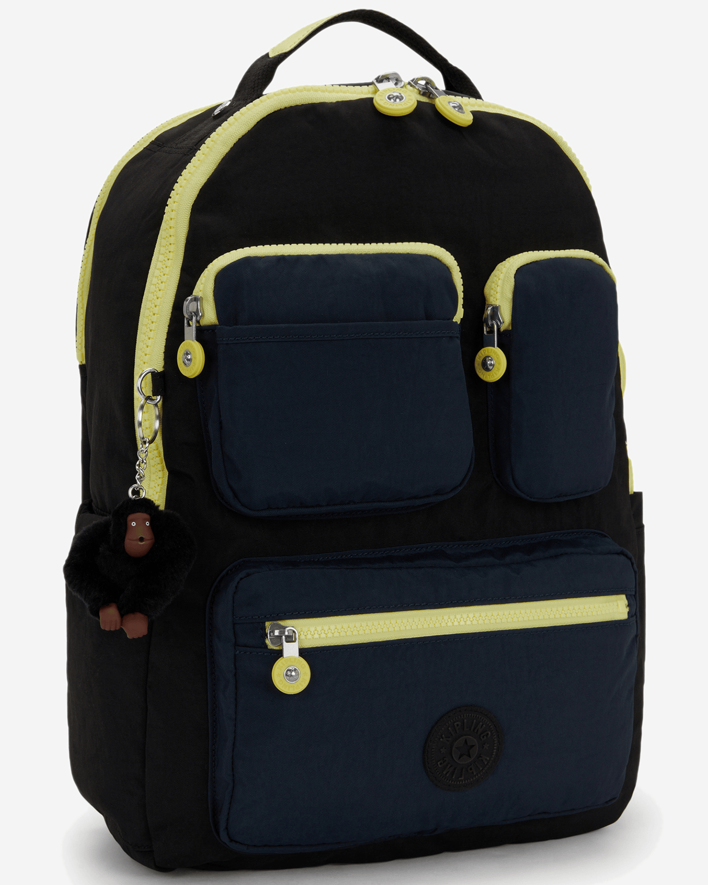 Kipling  Seoul Lap Pocket Black Pocket Bl Large Backpack with Laptop Compartment I9531-8EP