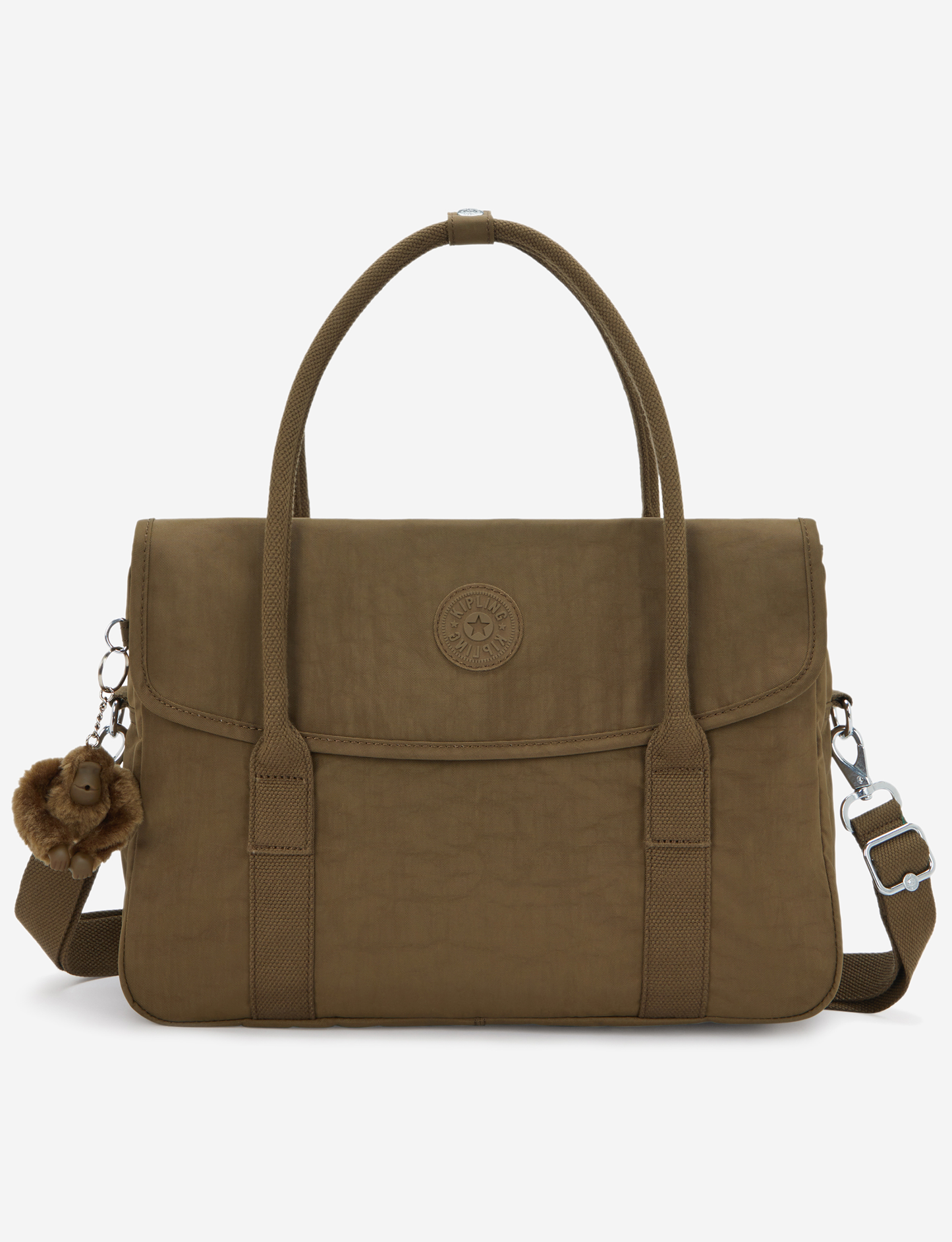 حقيبة عمل صغيرة KIPLING Superworker S Smooth Khaki (مع حزام كتف قابل للإزالة) I6134-1NA