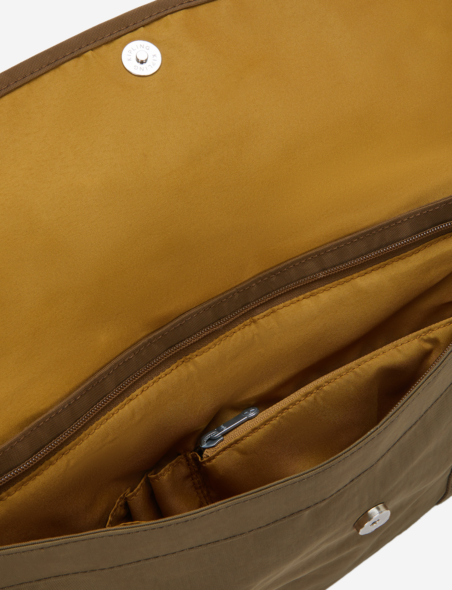 حقيبة عمل صغيرة KIPLING Superworker S Smooth Khaki (مع حزام كتف قابل للإزالة) I6134-1NA