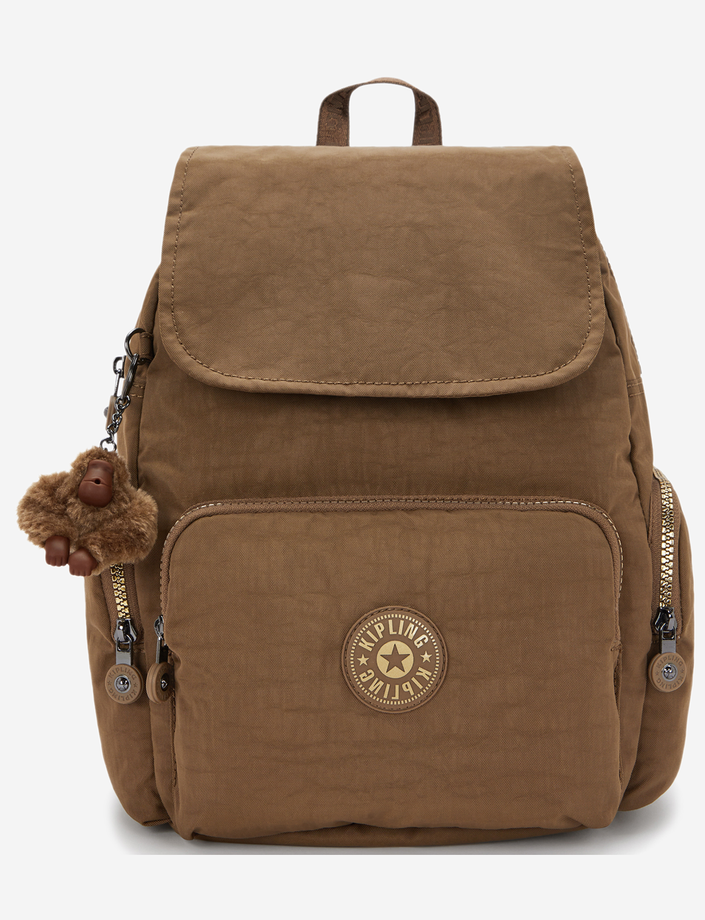 KIPLING حقيبة ظهر صغيرة City Zip S Glorious Khaki I7354-1MR