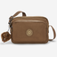حقيبة كروسبودي متوسطة KIPLING Abanu M Zip بلون كاكي فاتح I5986-1MR
