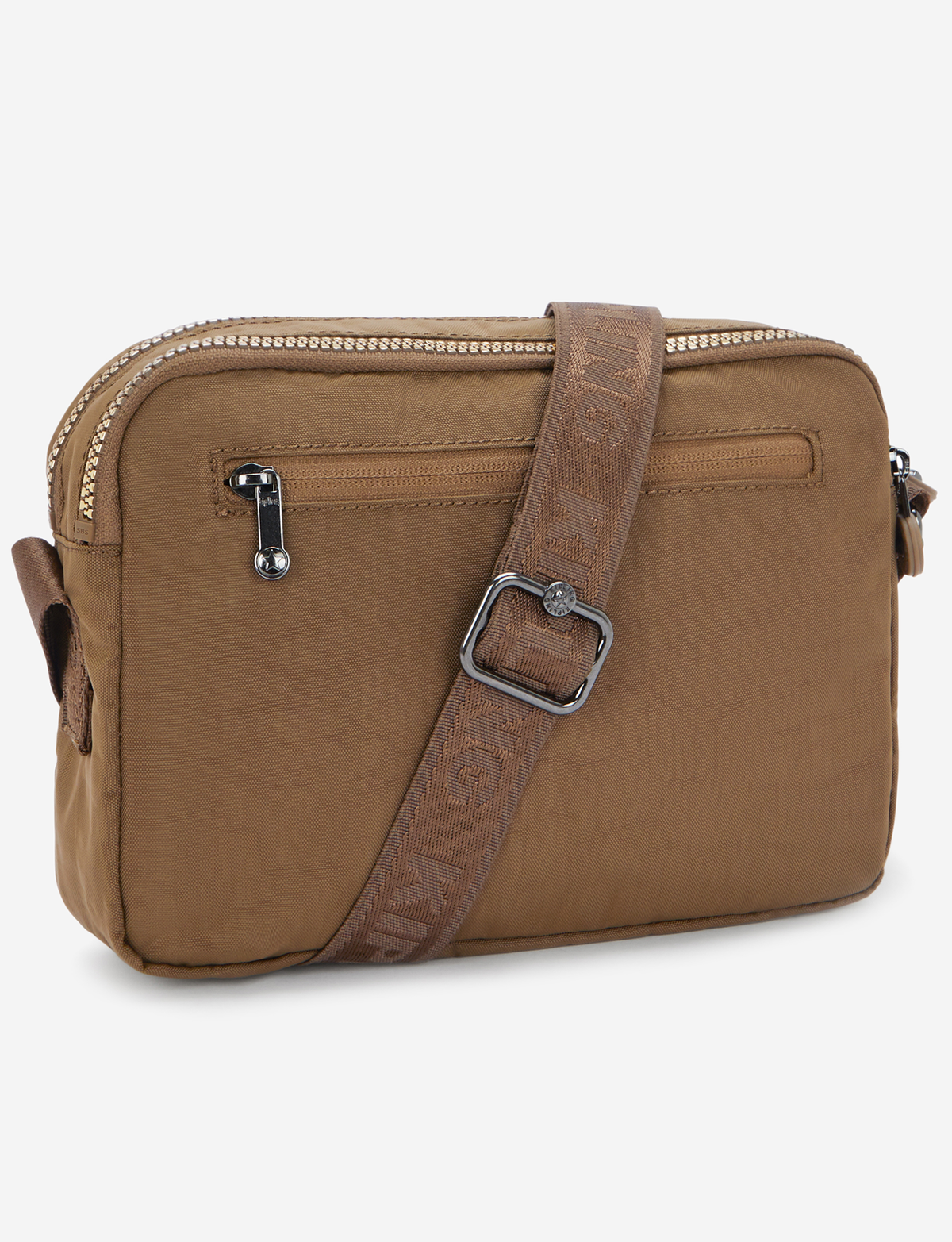 حقيبة كروسبودي متوسطة KIPLING Abanu M Zip بلون كاكي فاتح I5986-1MR