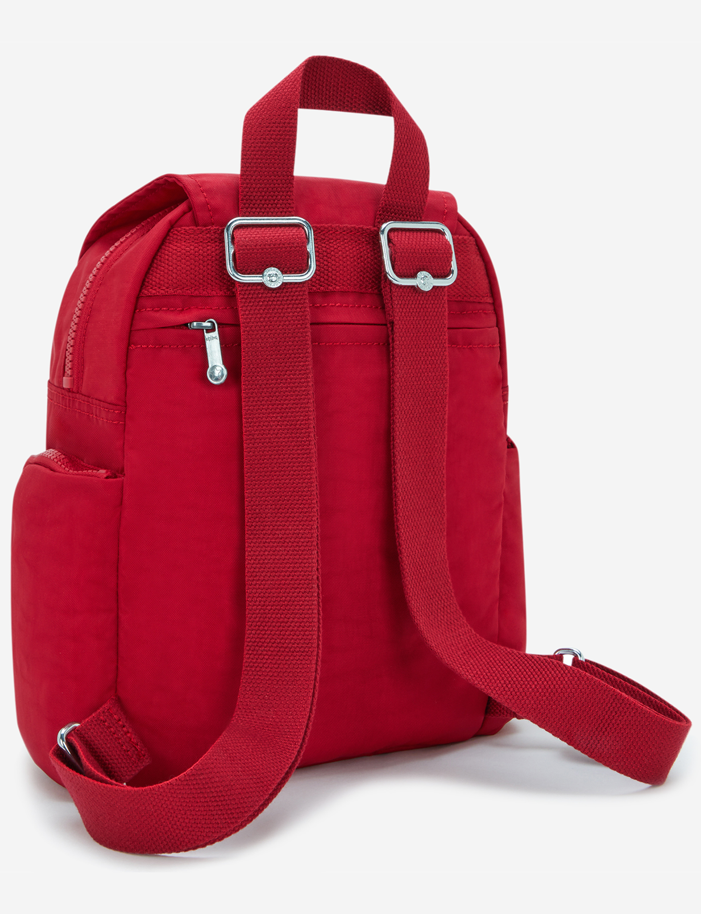 حقيبة ظهر صغيرة KIPLING City Zip Mini باللون الأحمر الياقوتي مع أحزمة قابلة للتعديل I6046-1NW