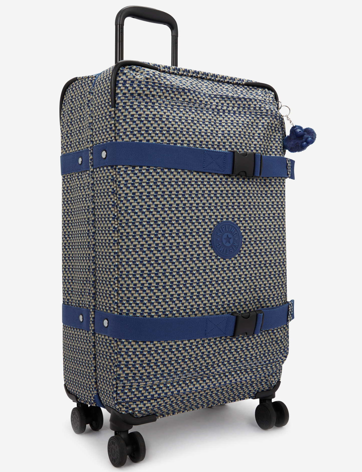 حقيبة سفر بعجلات متوسطة KIPLING Spontaneous M Blue on Wire I4556-9PC