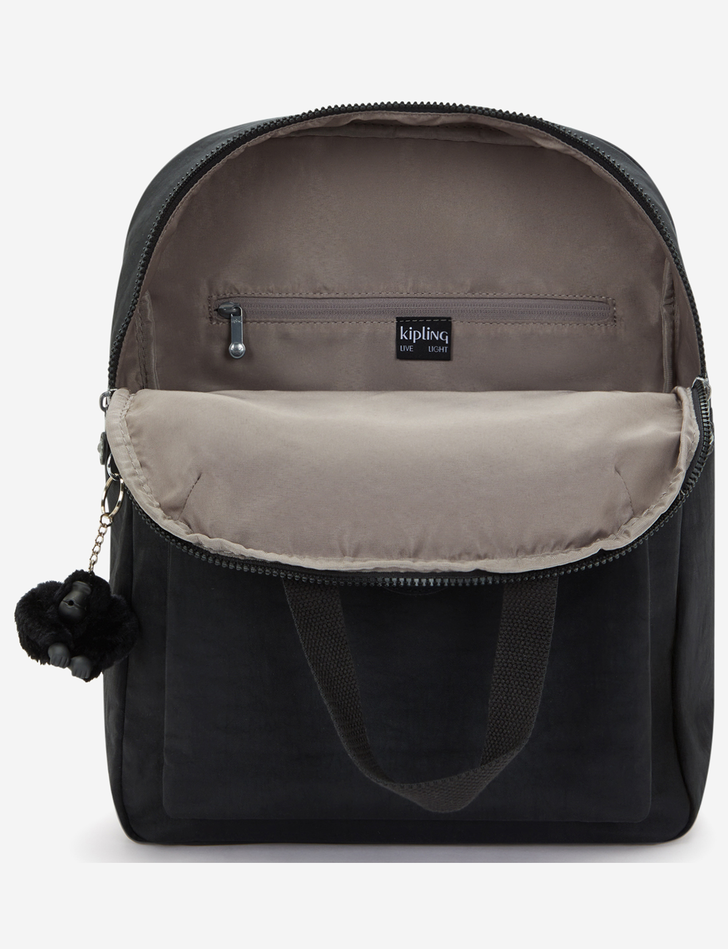 KIPLING كازوكي L حقيبة ظهر كبيرة سوداء (مع جيب للكمبيوتر المحمول) I9642-P39
