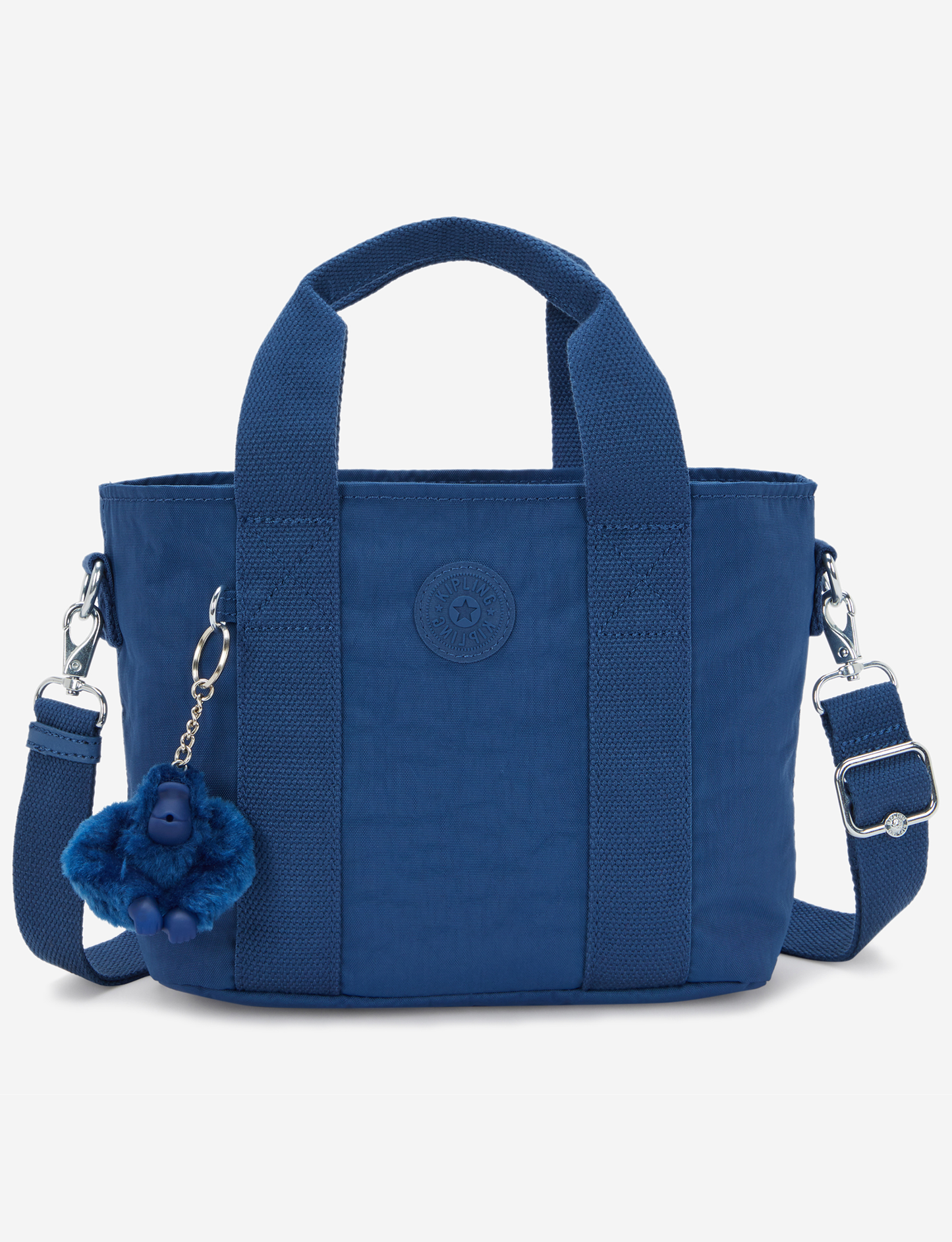 KIPLING حقيبة كتف صغيرة كاجوال زرقاء (مع حزام كتف قابل للإزالة) I7541-5PZ