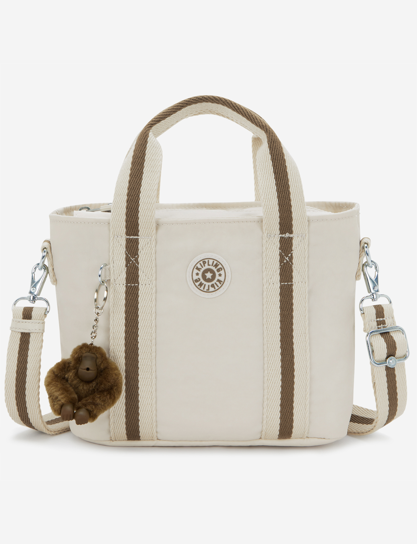 حقيبة كتف KIPLING Minta Soft Sand صغيرة (مع حزام كتف قابل للإزالة) I7541-9LO