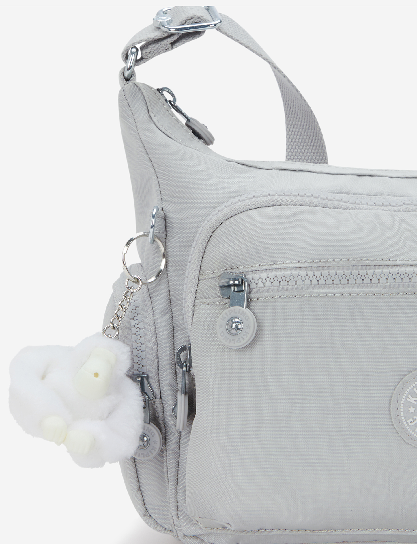 KIPLING Gabbie S Easy Grey Medium crossbody I2531-9RW