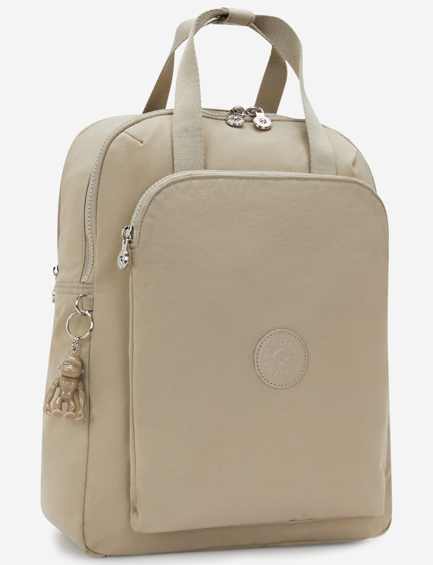 حقيبة ظهر كبيرة من KIPLING Kazuki L Boho Tan (مع جيب للكمبيوتر المحمول) I8050-1HX