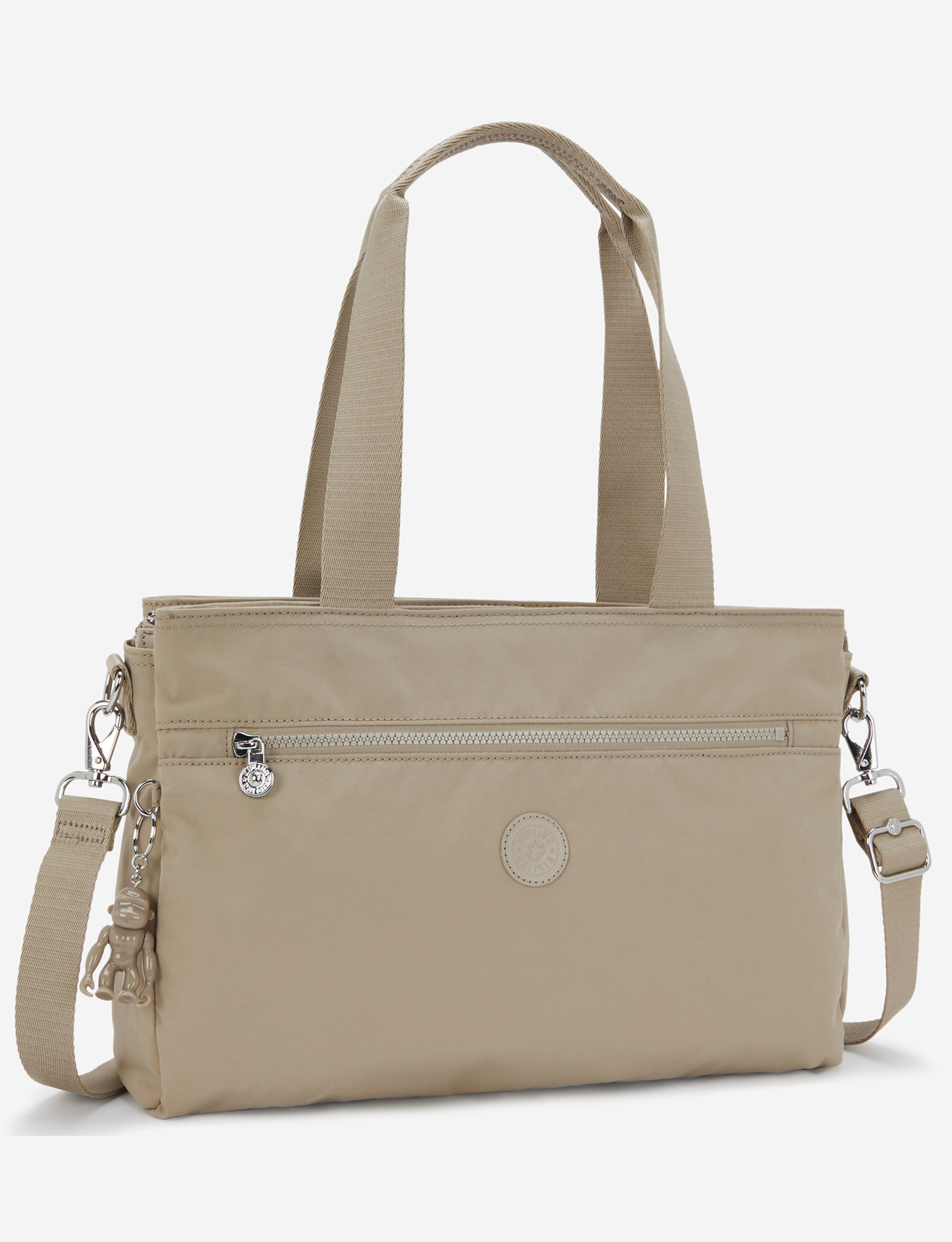 KIPLING Elysia Work S حقيبة عمل صغيرة بلون تان بوهو (مع حزام كتف قابل للإزالة) I8068-1HX