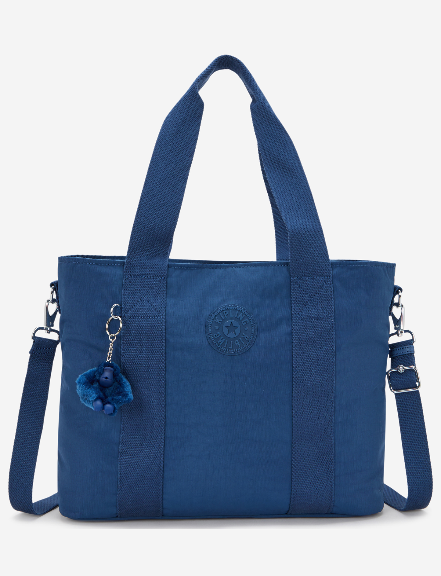 KIPLING Minta L Up حقيبة كبيرة كاجوال زرقاء (مع حزام كتف قابل للإزالة) I8258-5PZ