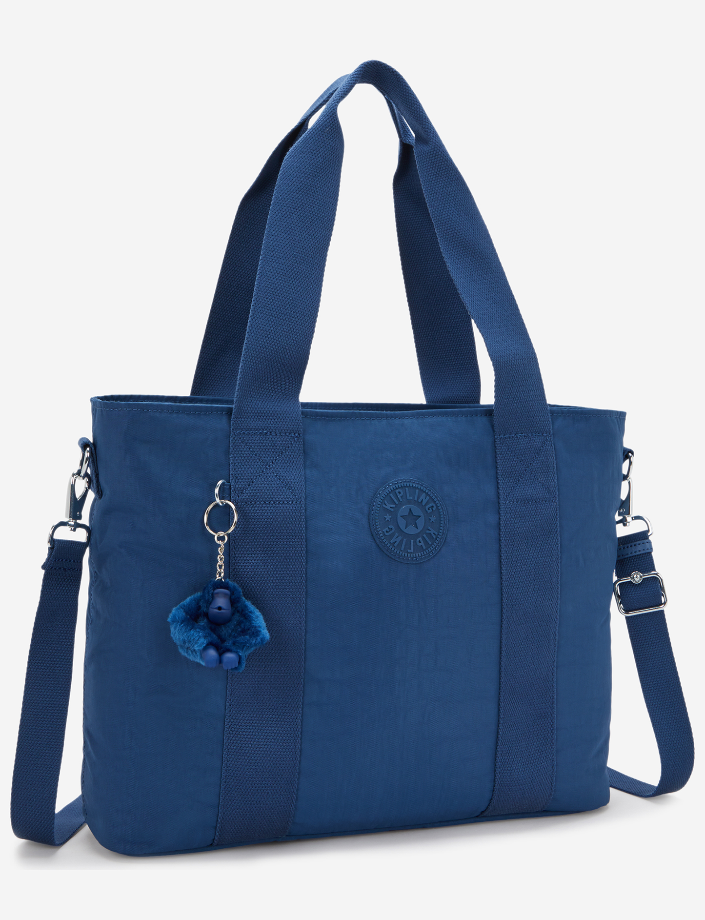 KIPLING Minta L Up حقيبة كبيرة كاجوال زرقاء (مع حزام كتف قابل للإزالة) I8258-5PZ