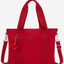 KIPLING Minta L Up حقيبة توتس كبيرة باللون الأحمر الياقوتي (مع حزام كتف قابل للإزالة) I8258-1NW