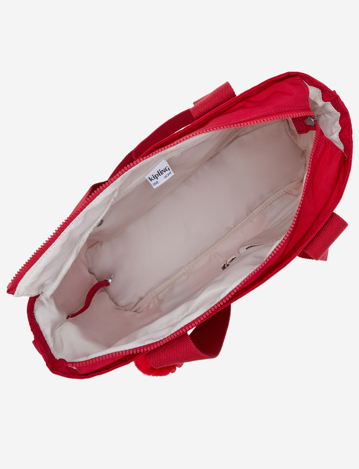 KIPLING Minta L Up حقيبة توتس كبيرة باللون الأحمر الياقوتي (مع حزام كتف قابل للإزالة) I8258-1NW
