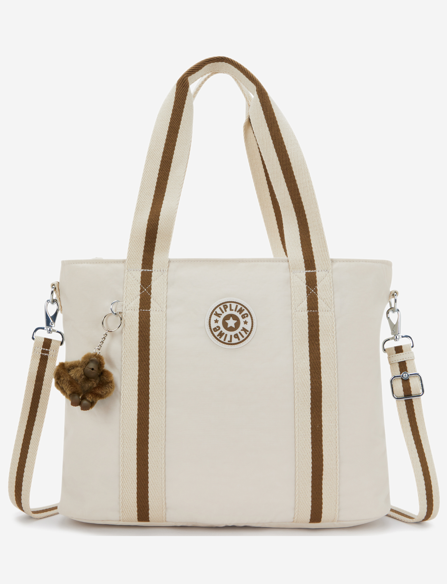KIPLING Minta L Up حقيبة توت كبيرة من Soft Sand (مع حزام كتف قابل للإزالة) I8258-9LO