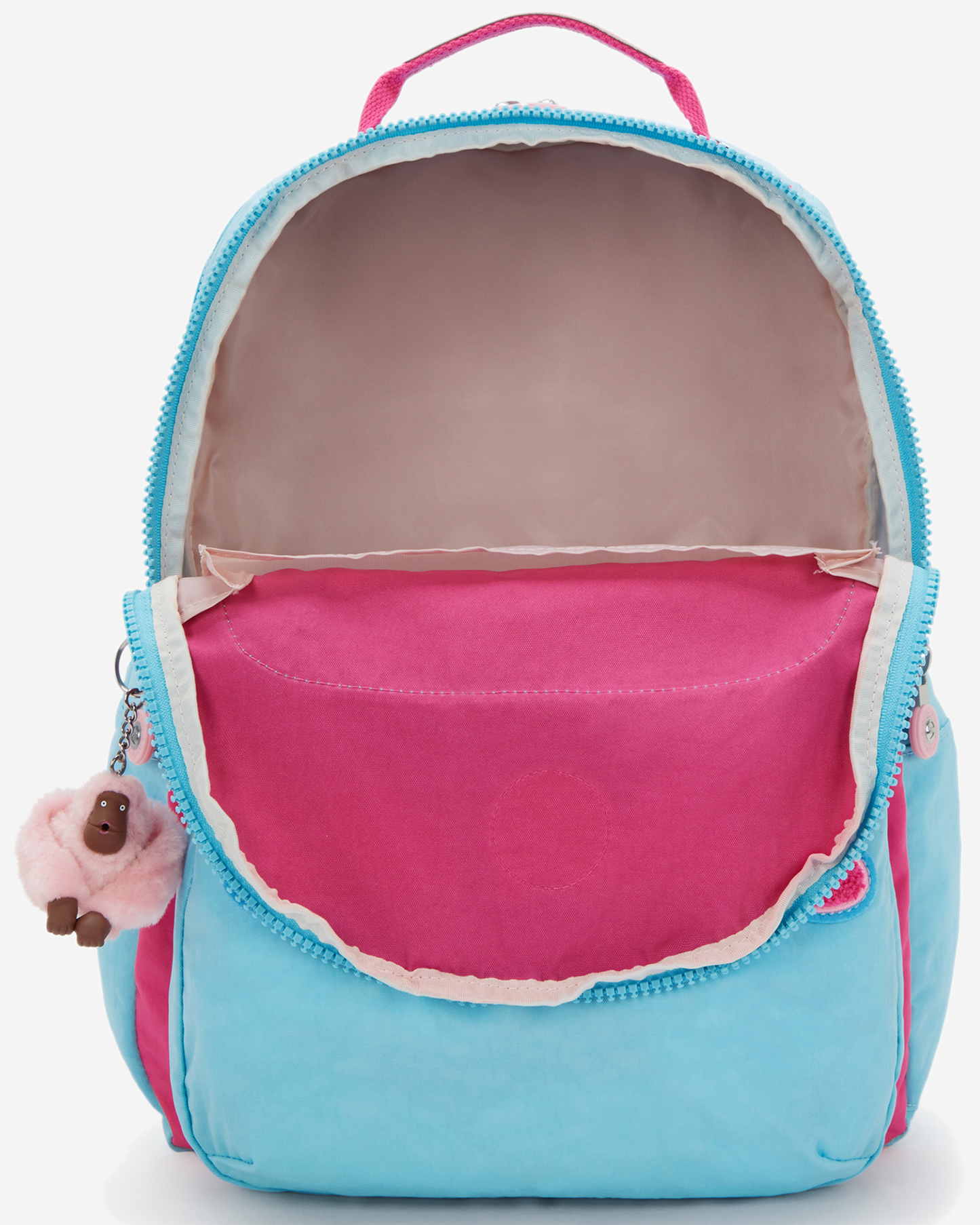 Kipling  Seoul Lap Smile Blue Bl Large Backpack with Laptop Compartment I6658-5GV
