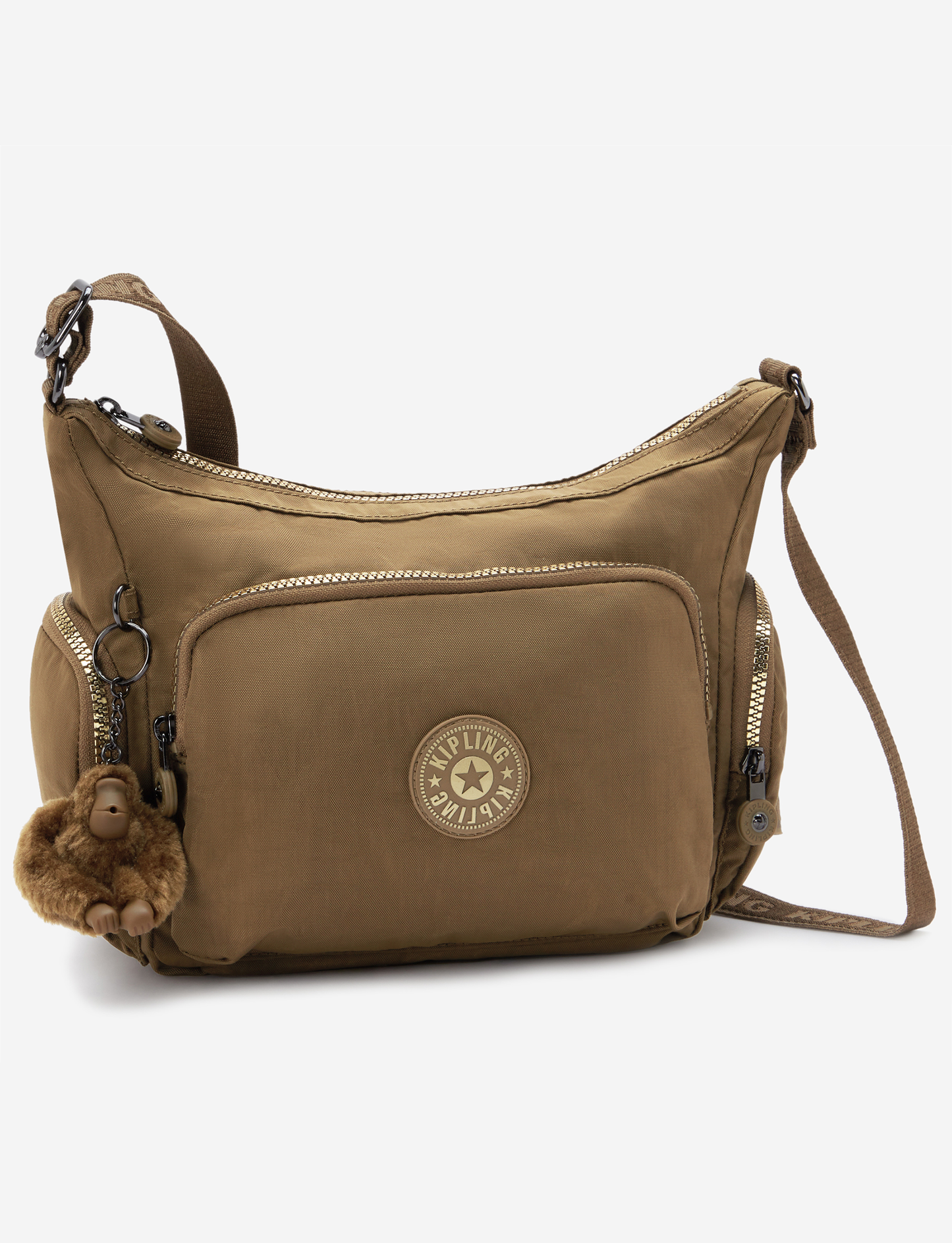 KIPLING Gabb S Glorious Khaki حقيبة كروس متوسطة I3026-1MR