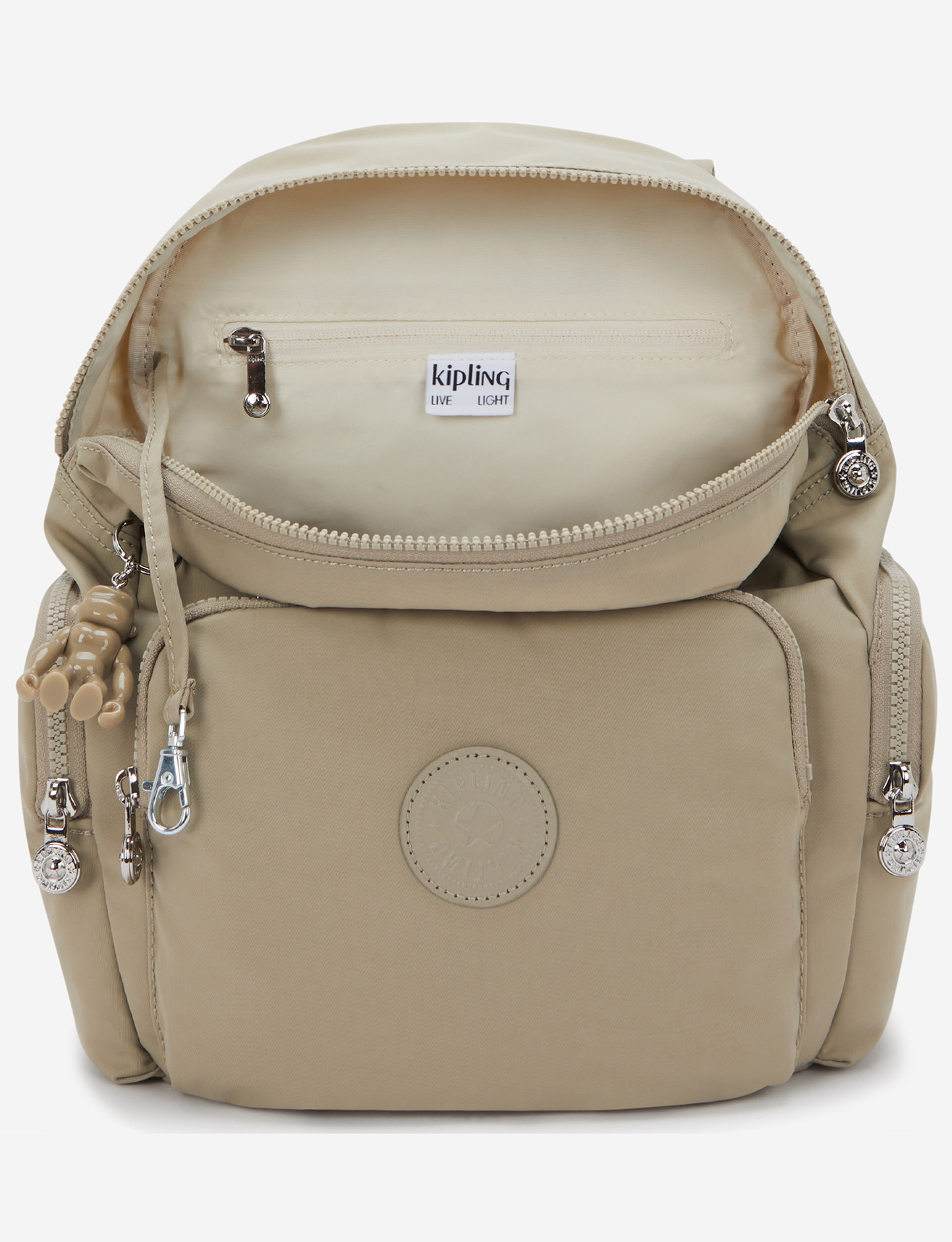 حقيبة ظهر KIPLING City Zip S Boho Tan صغيرة I4430-1HX