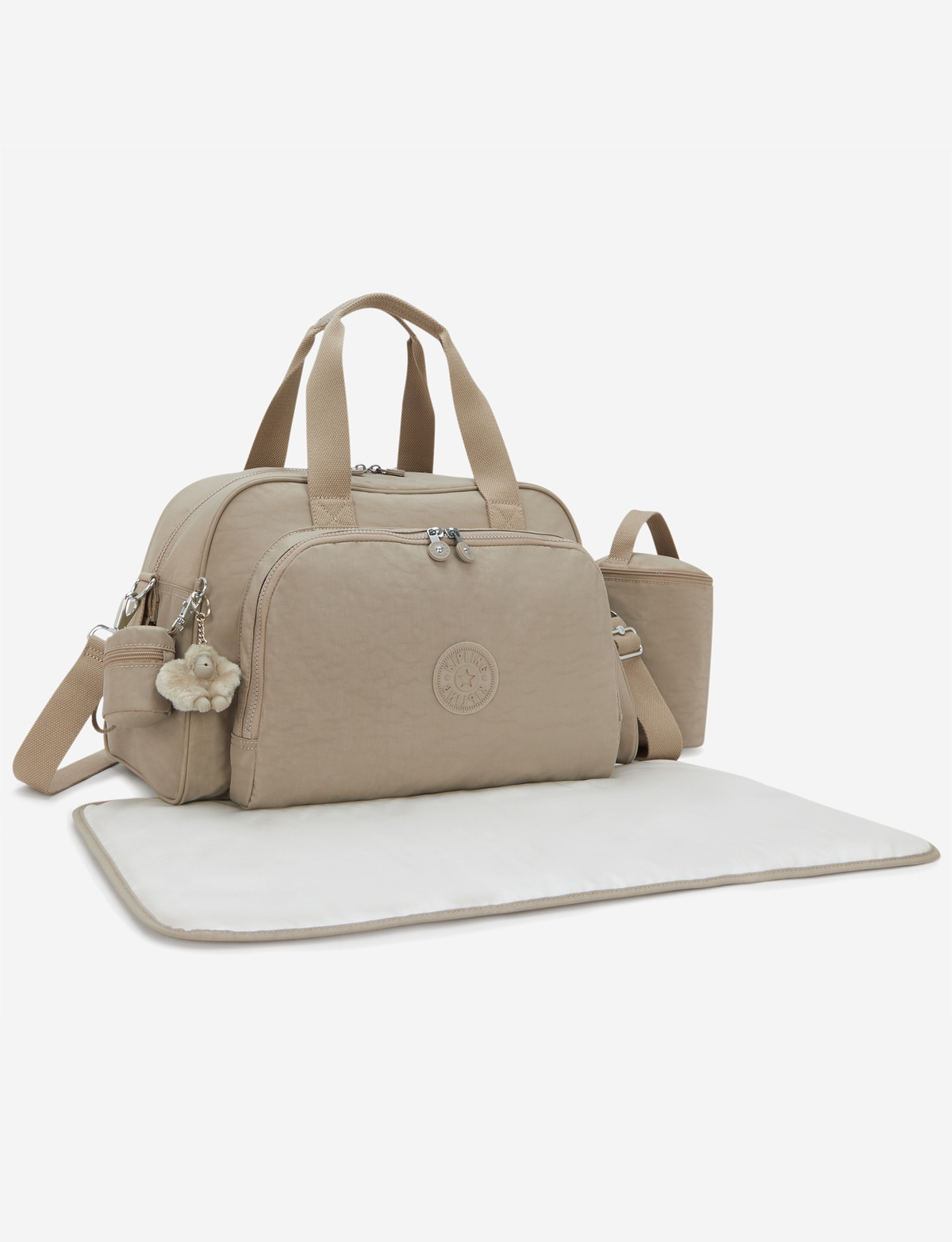 KIPLING حقيبة أطفال كبيرة كاماما سوفت توب (مع حصيرة تغيير الحفاضات) 10153-4PW