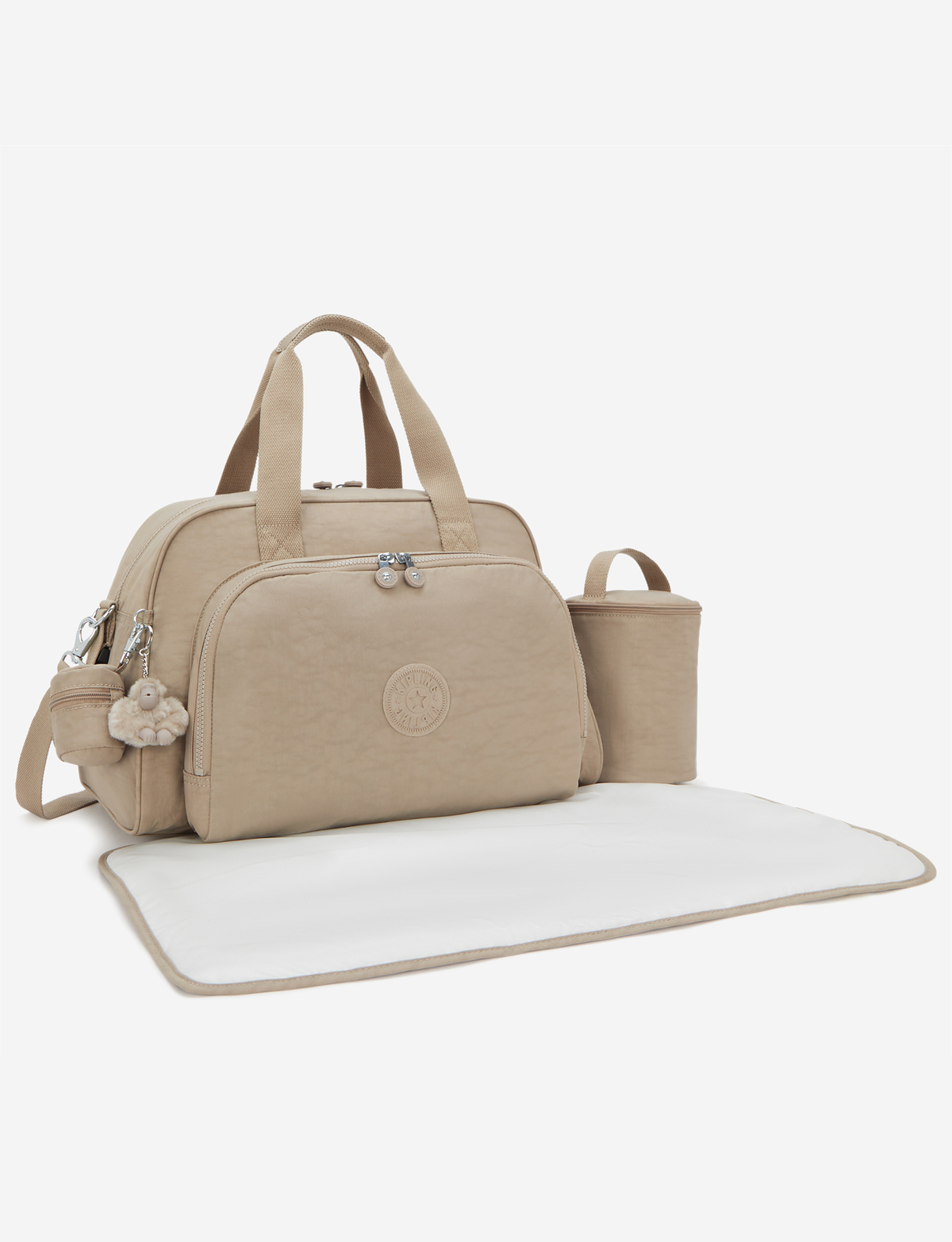 KIPLING حقيبة أطفال كبيرة كاماما سوفت توب (مع حصيرة تغيير الحفاضات) 10153-4PW
