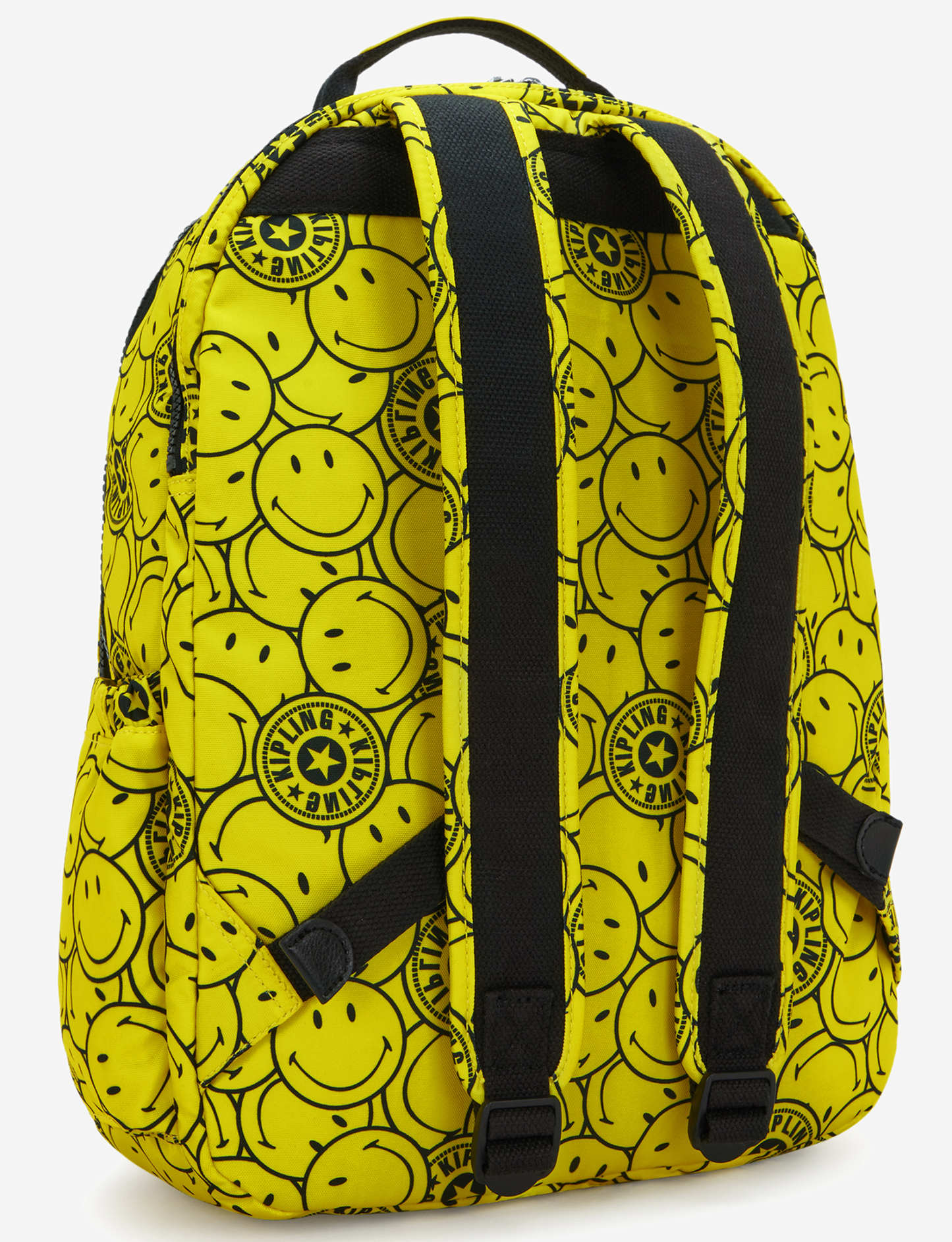حقيبة ظهر كبيرة KIPLING Seoul Lap Yellow Fun Ball (مع جيب للابتوب) I8682-5KS