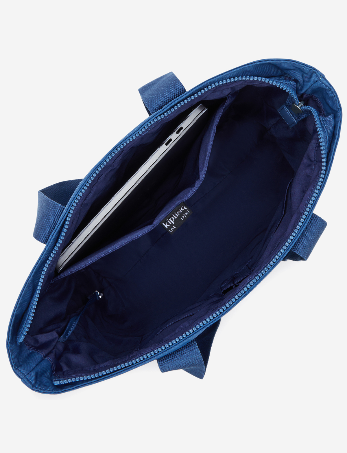 KIPLING Hanifa حقيبة حمل كبيرة غير رسمية باللون الأزرق I7937-5PZ