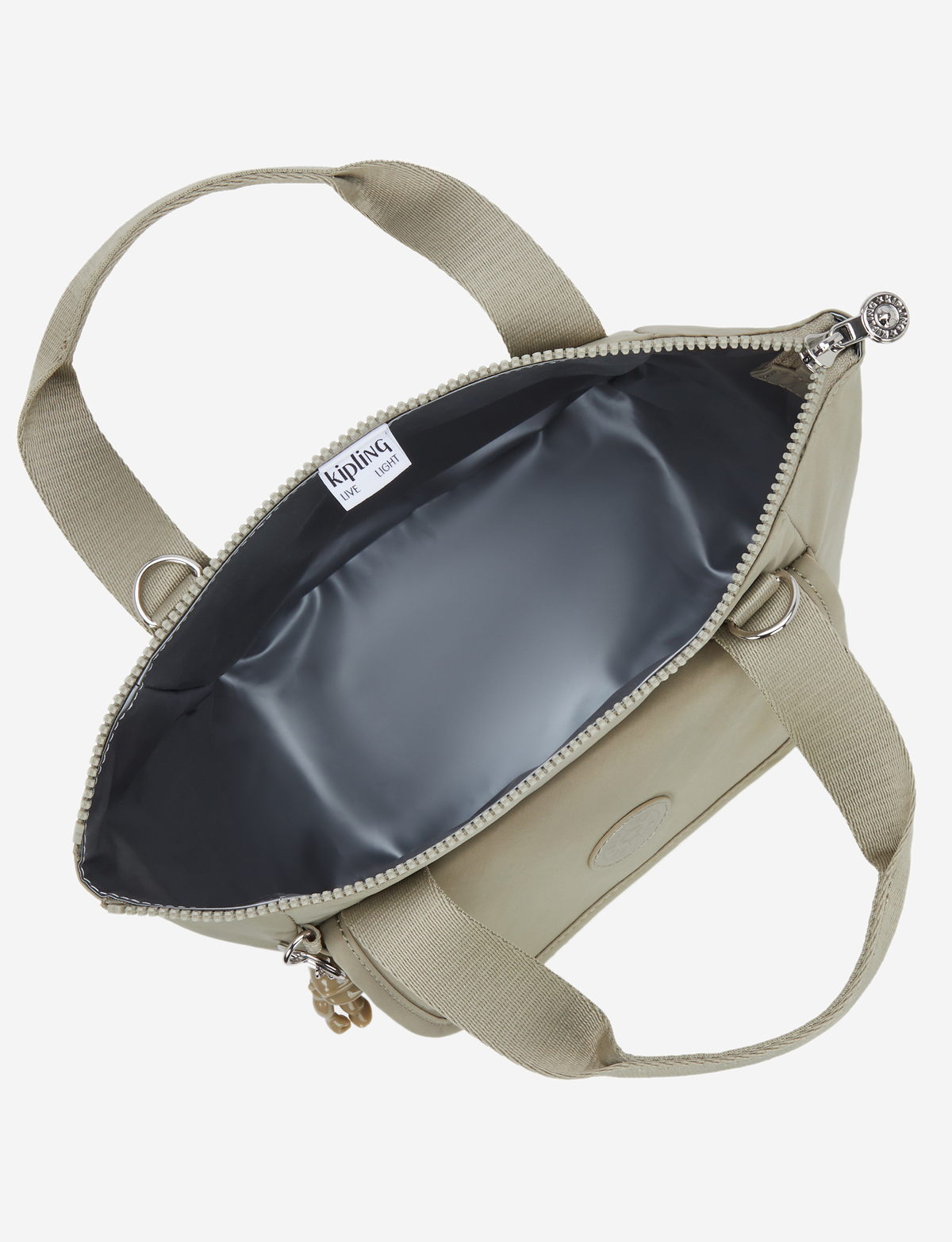 KIPLING Awakea Boho Tan حقيبة غداء متوسطة (مع حزام كتف قابل للإزالة) I8053-1HX