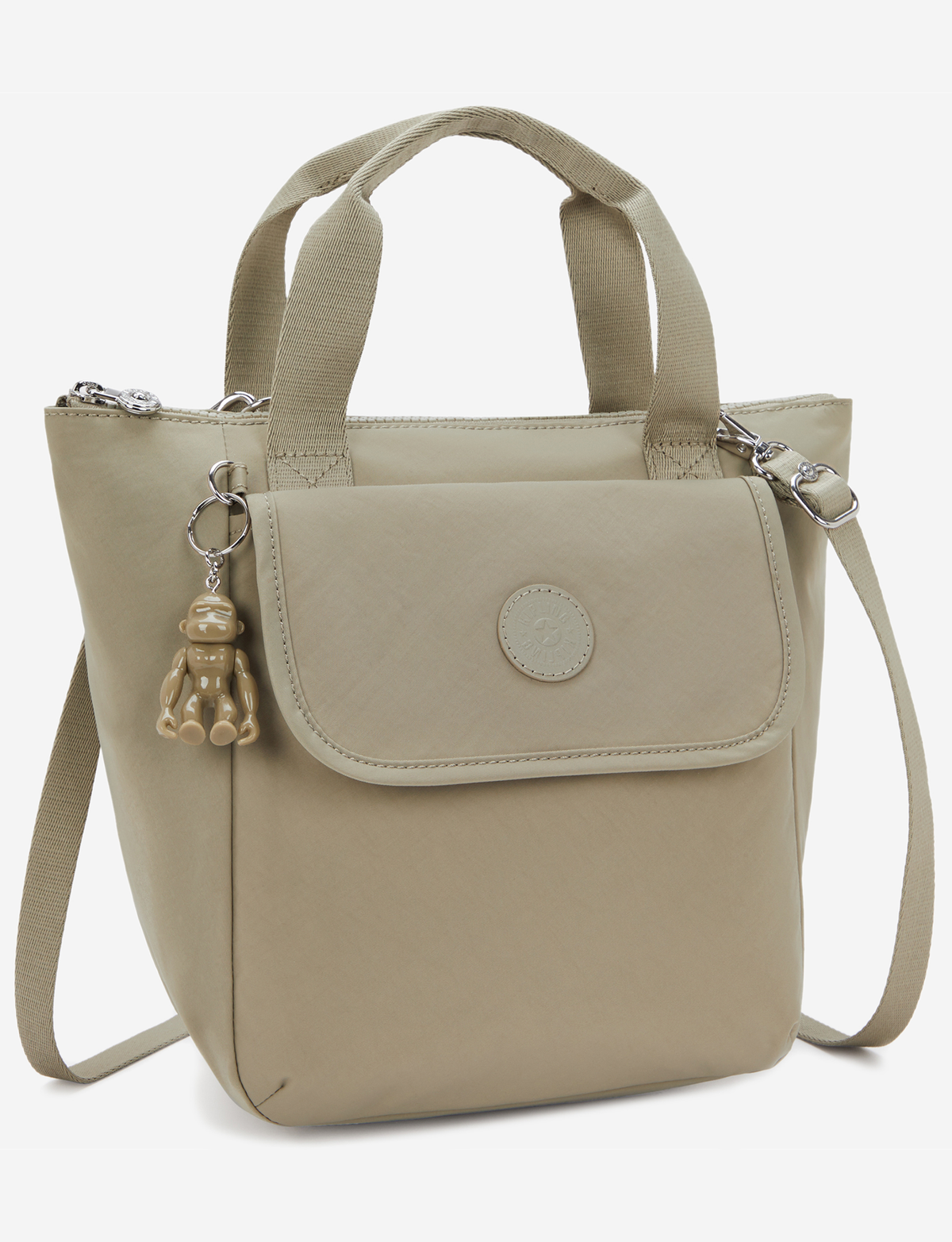 KIPLING Awakea Boho Tan حقيبة غداء متوسطة (مع حزام كتف قابل للإزالة) I8053-1HX