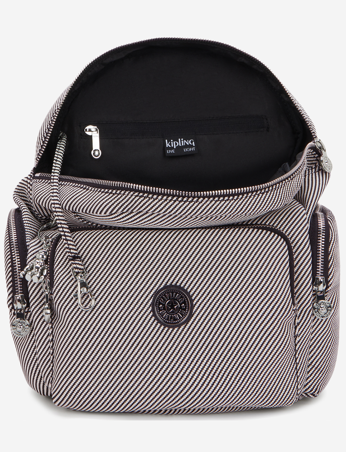 KIPLING City Zip S Diagonal Jq حقيبة ظهر صغيرة I8029-4SY