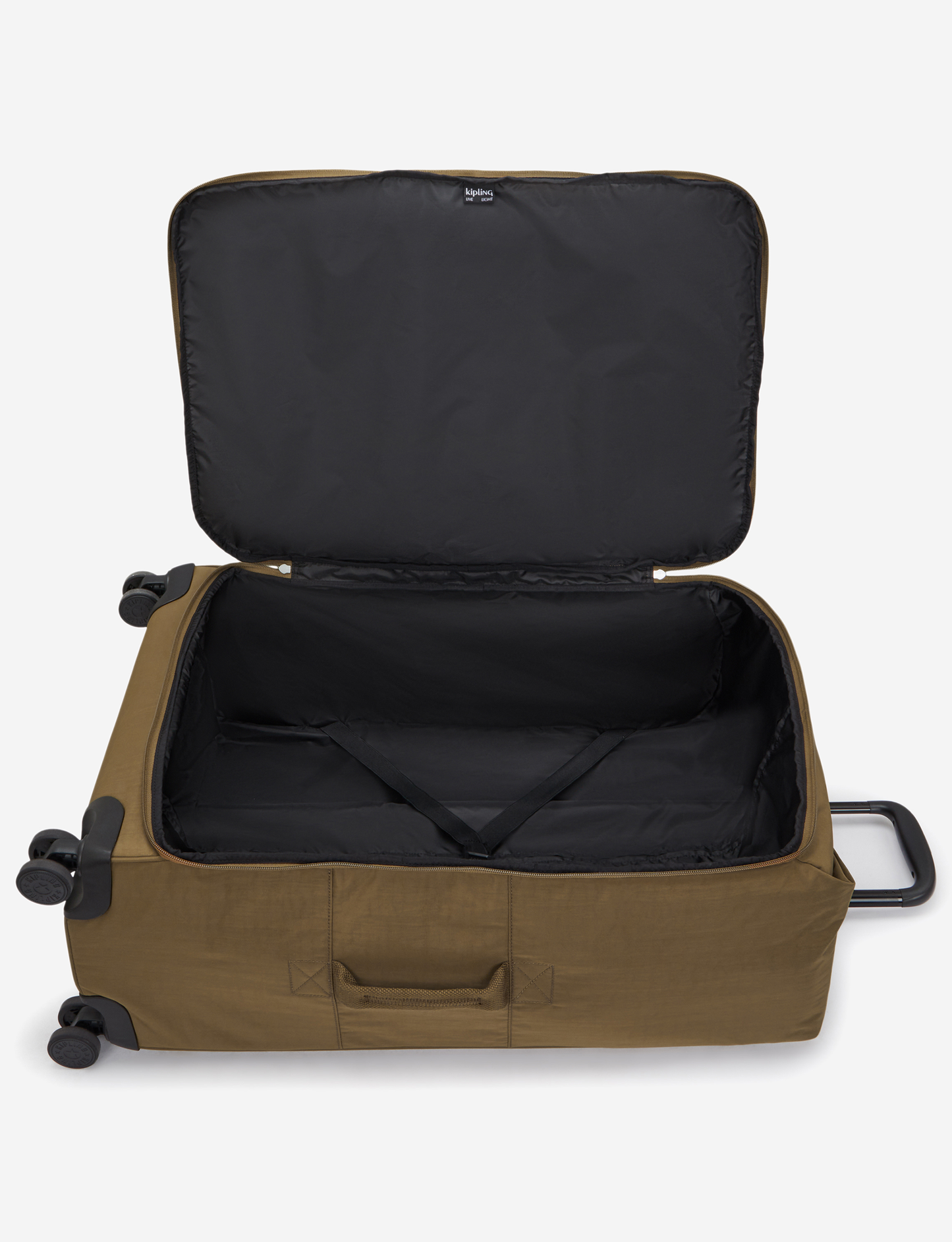 حقيبة سفر بعجلات كبيرة KIPLING Darcey Up L Smooth Khaki I8461-1NA