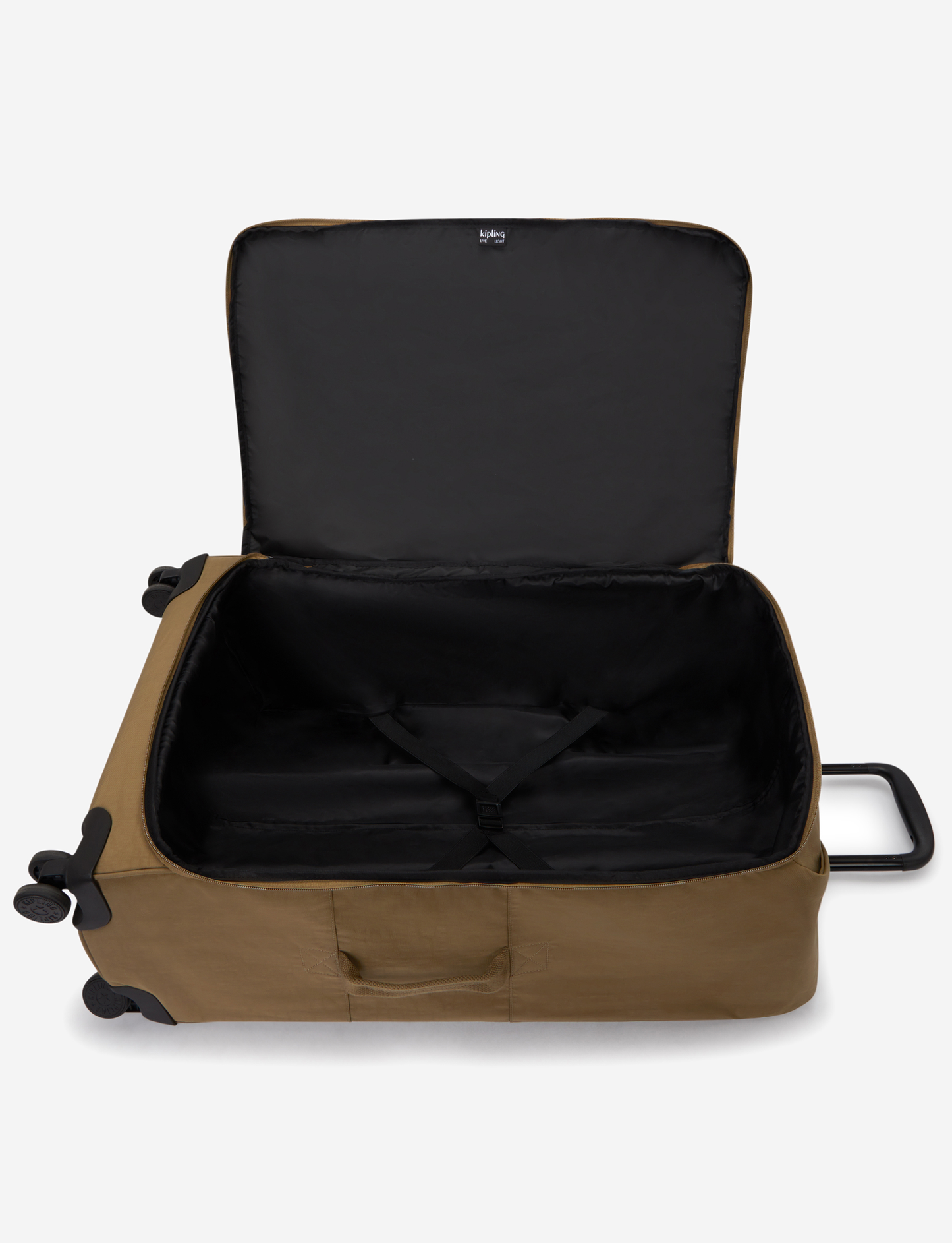 حقيبة سفر بعجلات كبيرة KIPLING Darcey Up L Smooth Khaki I8461-1NA