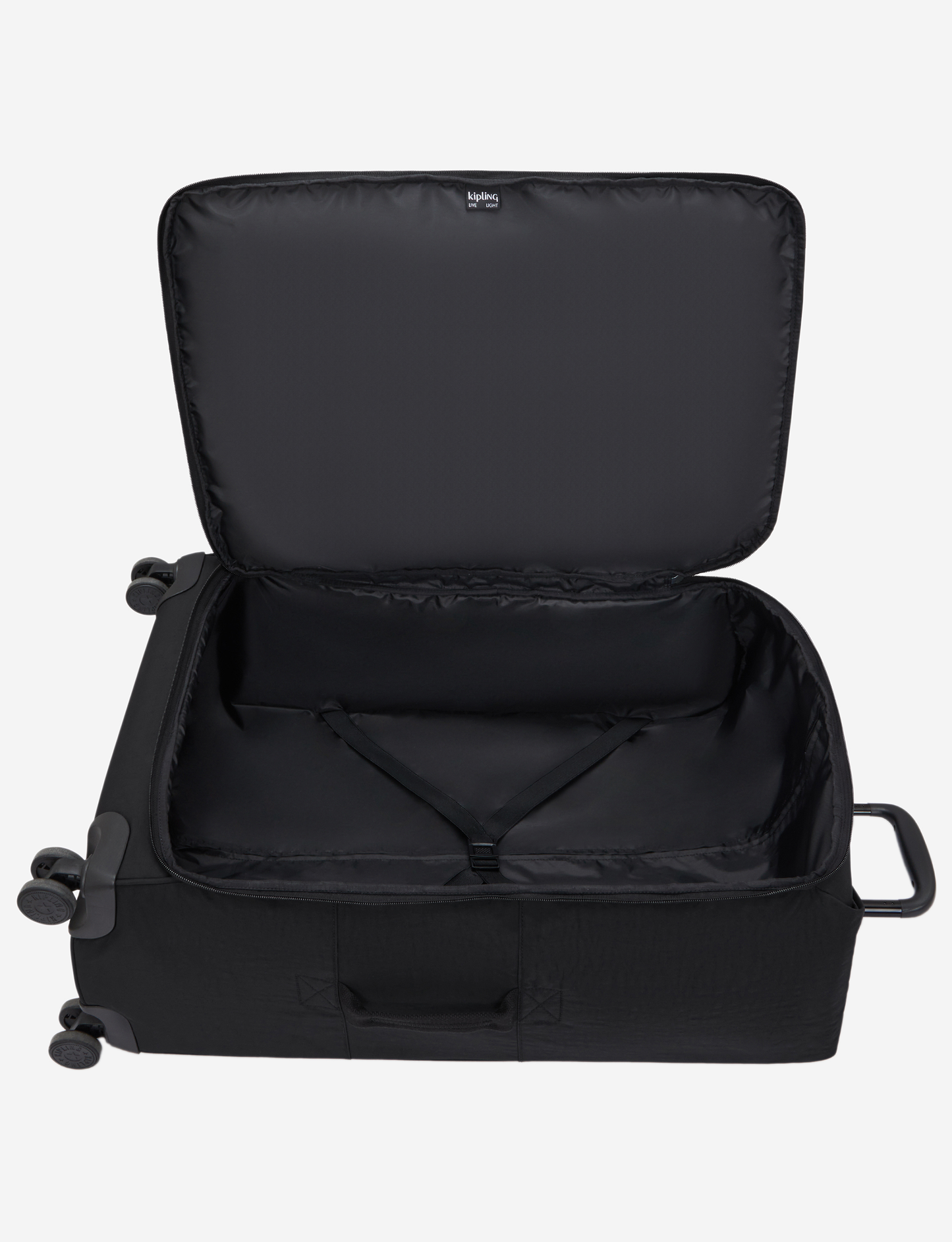 حقيبة سفر بعجلات كبيرة Kipling Darcey Up L باللون الأسود I8461-P39