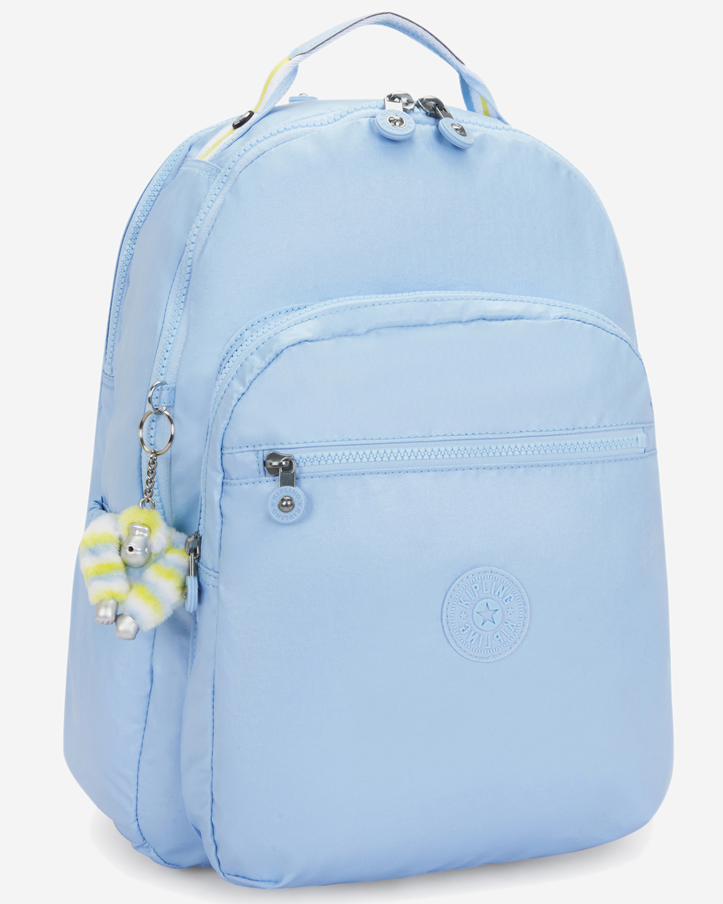 Kipling  Seoul Lap Clear Sky Met Large Backpack with Laptop Compartment I7135-4PA