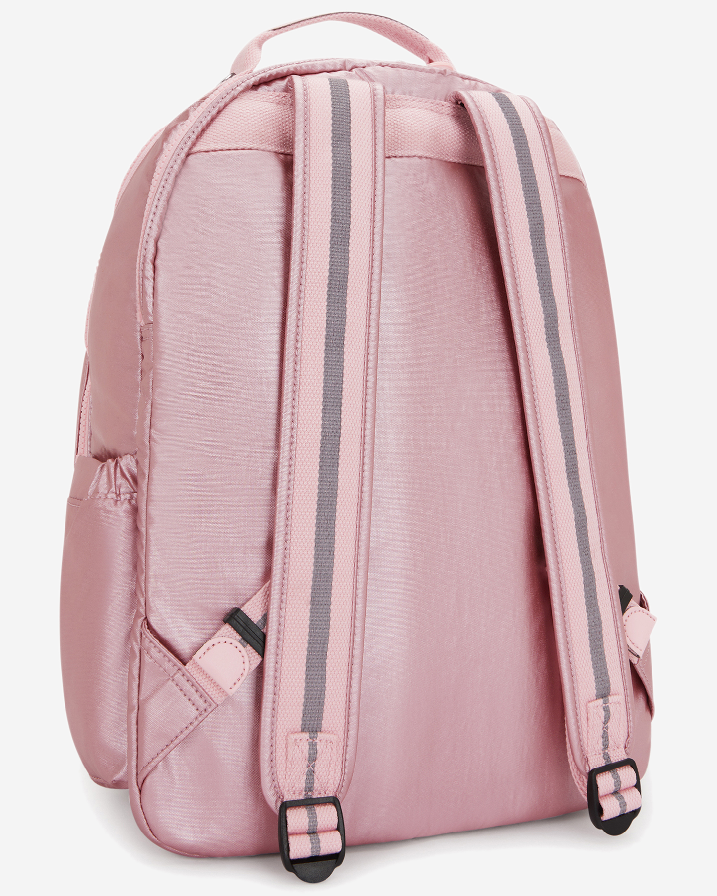 Kipling  Seoul Lap Bronze Pink Met Large Backpack with Laptop Compartment I7135-3MD