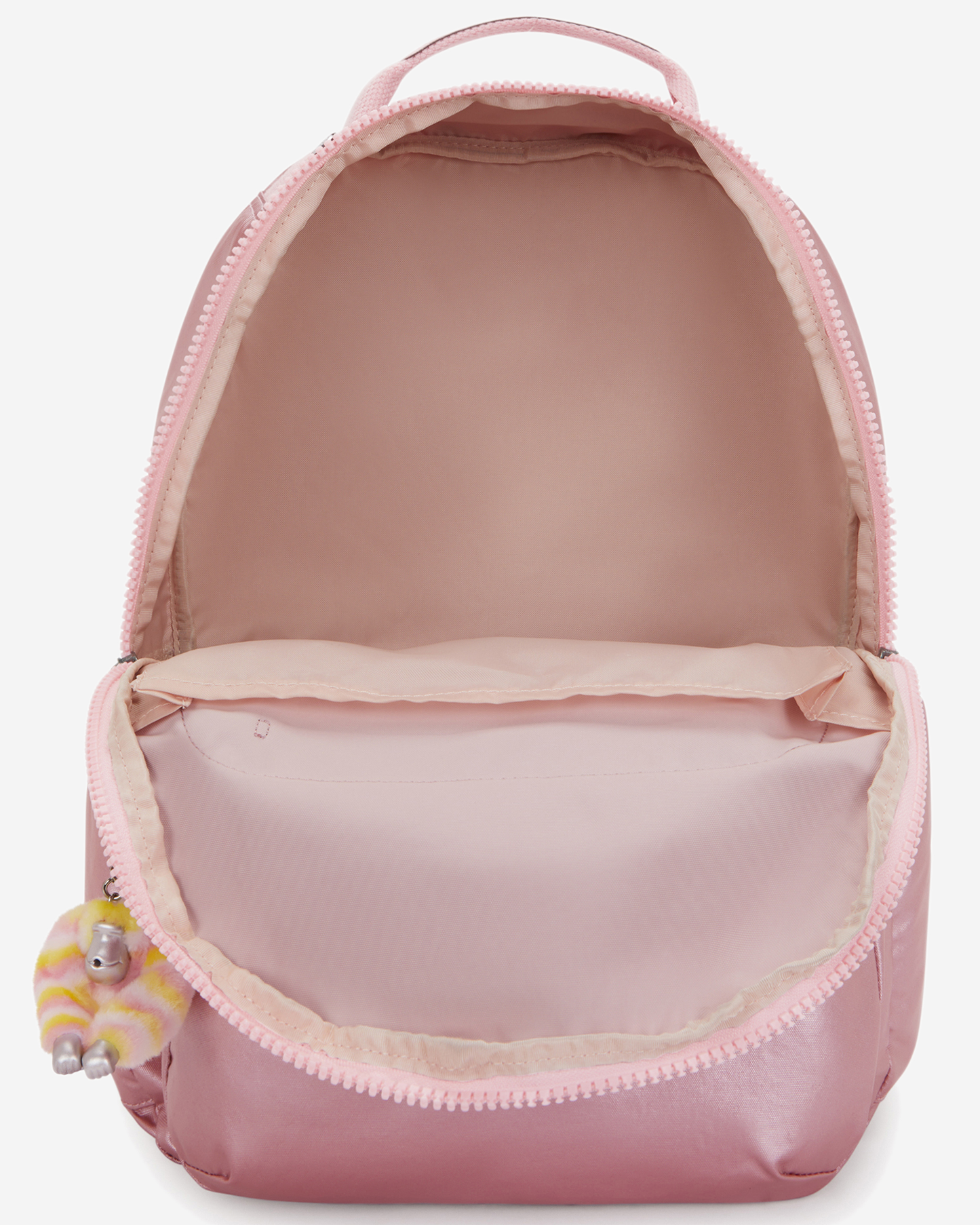 Kipling  Seoul Lap Bronze Pink Met Large Backpack with Laptop Compartment I7135-3MD