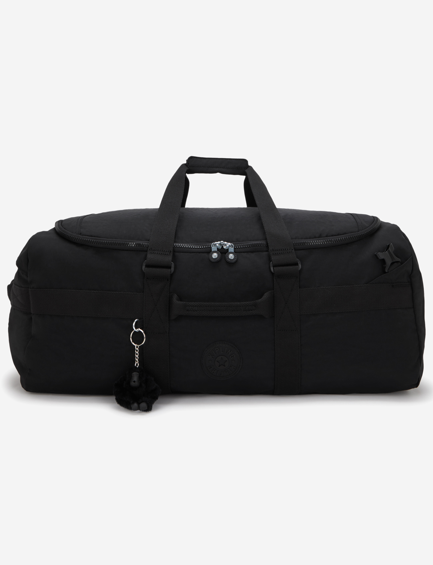 KIPLING Jonis M Up Black Noir حقيبة سفر متوسطة (قابلة للتحويل إلى حقيبة ظهر) I9588-P39