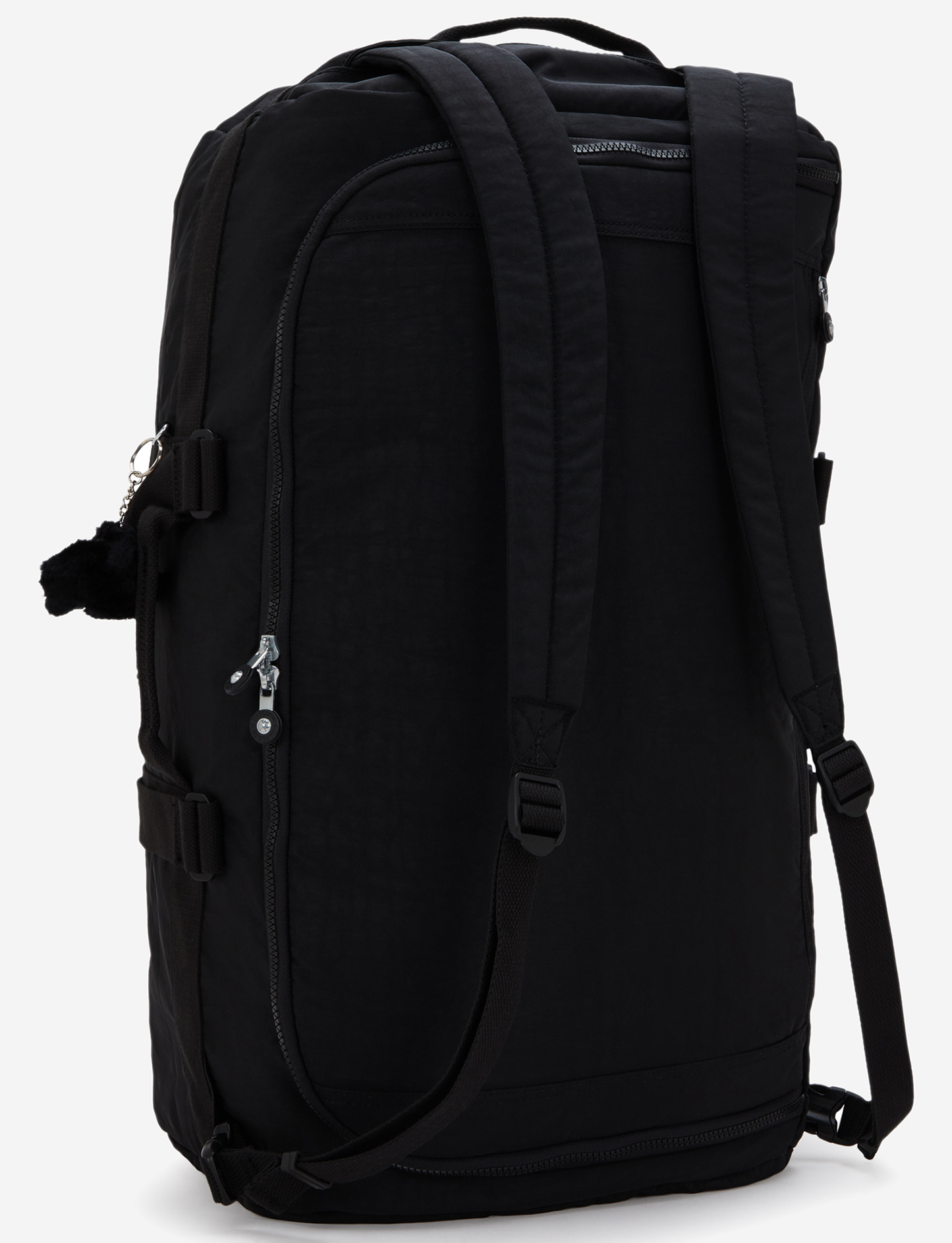 KIPLING Jonis M Up Black Noir حقيبة سفر متوسطة (قابلة للتحويل إلى حقيبة ظهر) I9588-P39