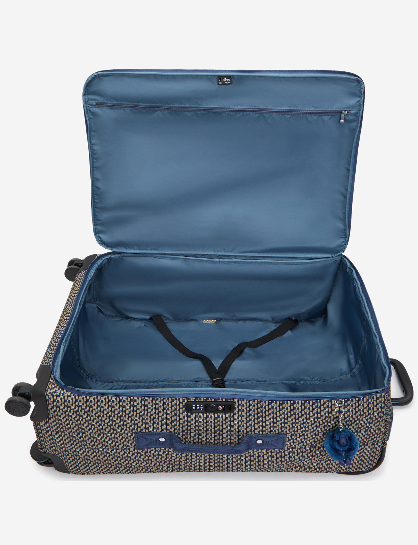 حقيبة سفر KIPLING Jet L Blue on Wire كبيرة بعجلات I8828-9PC
