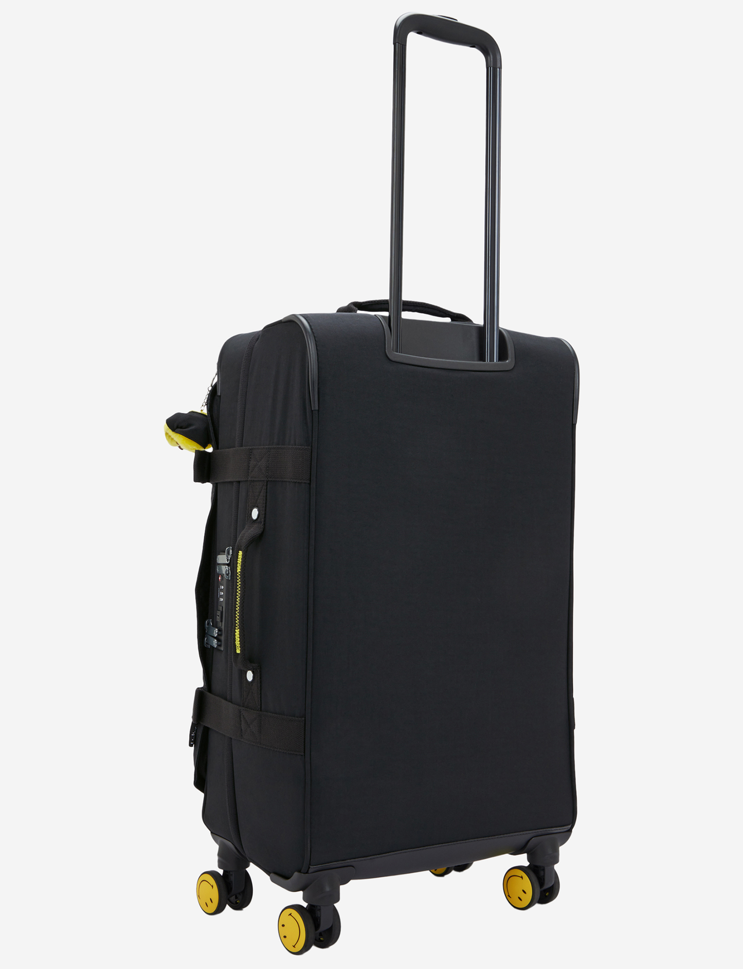 KIPLING Spontaneous M Yell Fun Black حقيبة أمتعة بعجلات متوسطة I8688-1KS